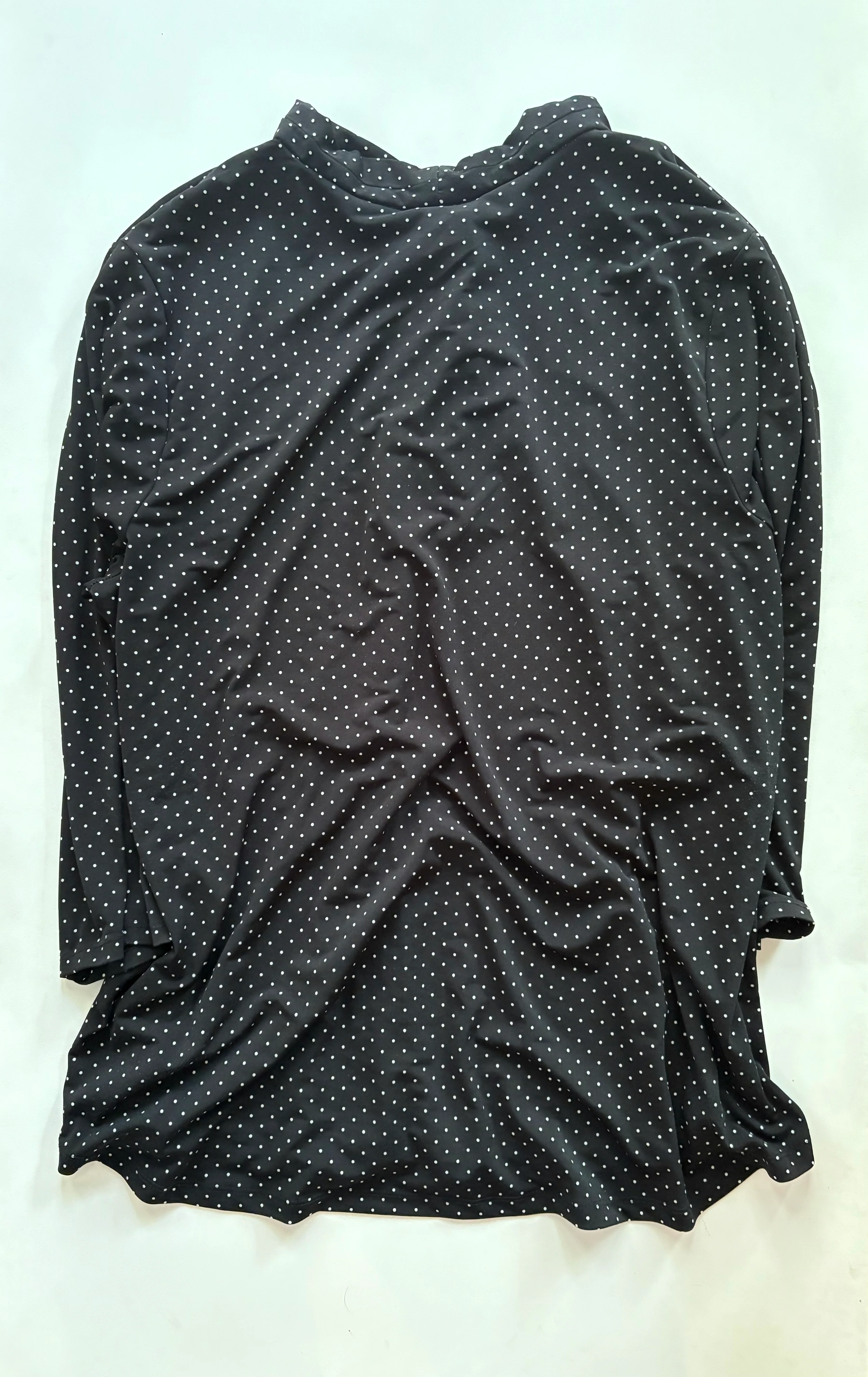 Blouse Long Sleeve By Charter Club In Polkadot, Size: 3x - Image 2
