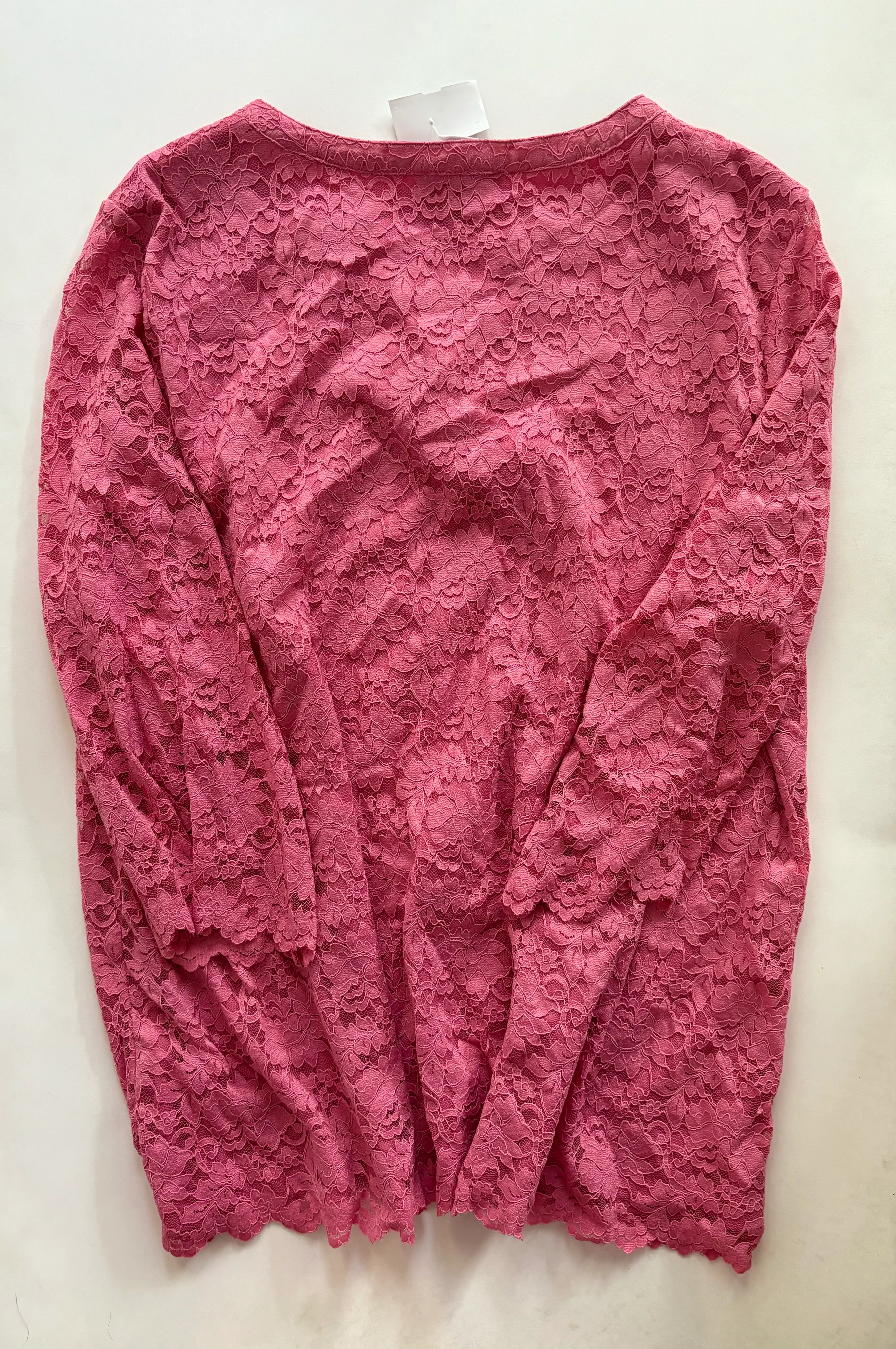 Blouse Long Sleeve By Allison Daley In Pink, Size: 2x - Image 2