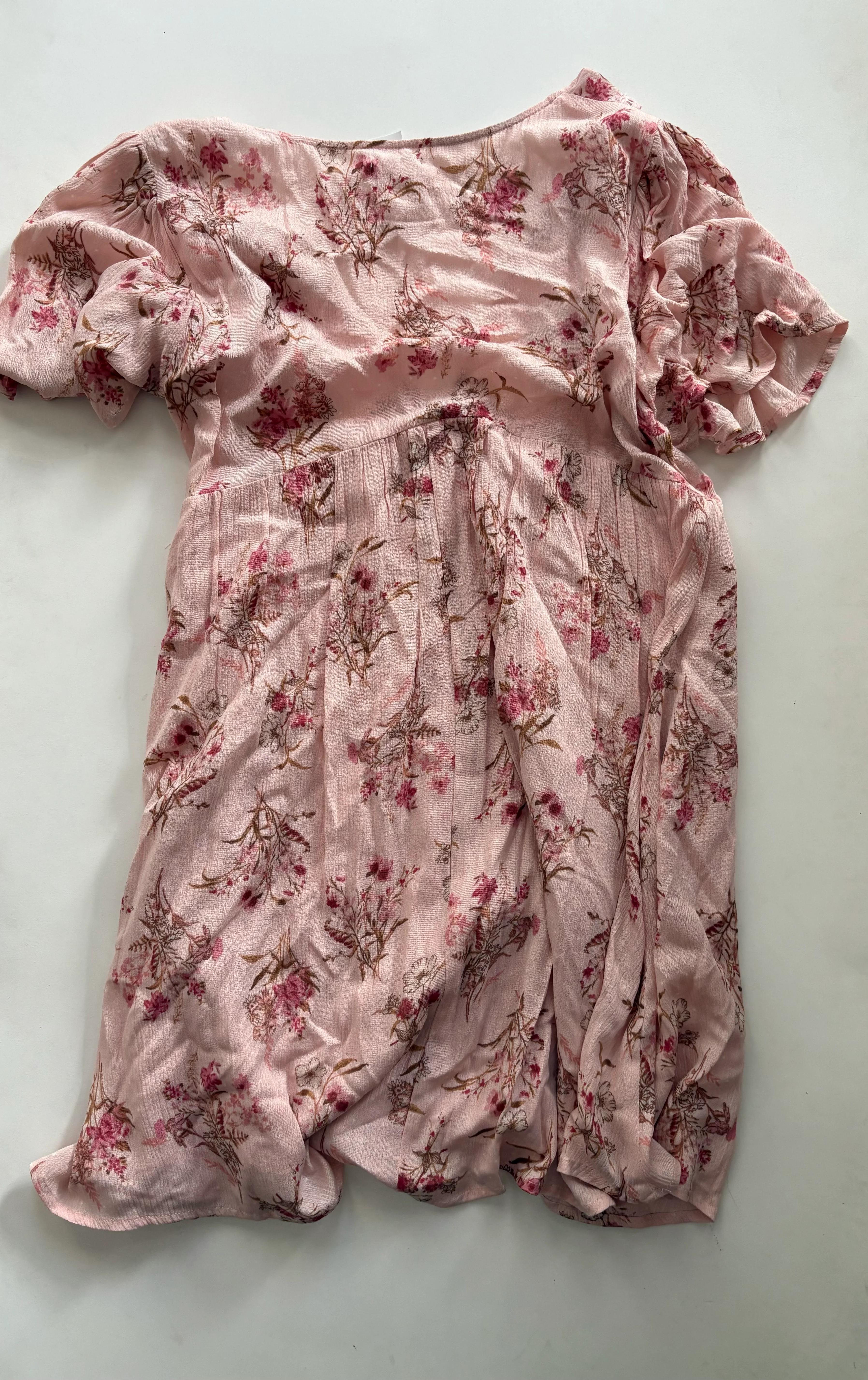 Dress Casual Midi By Coco In Peach, Size: M - Image 2
