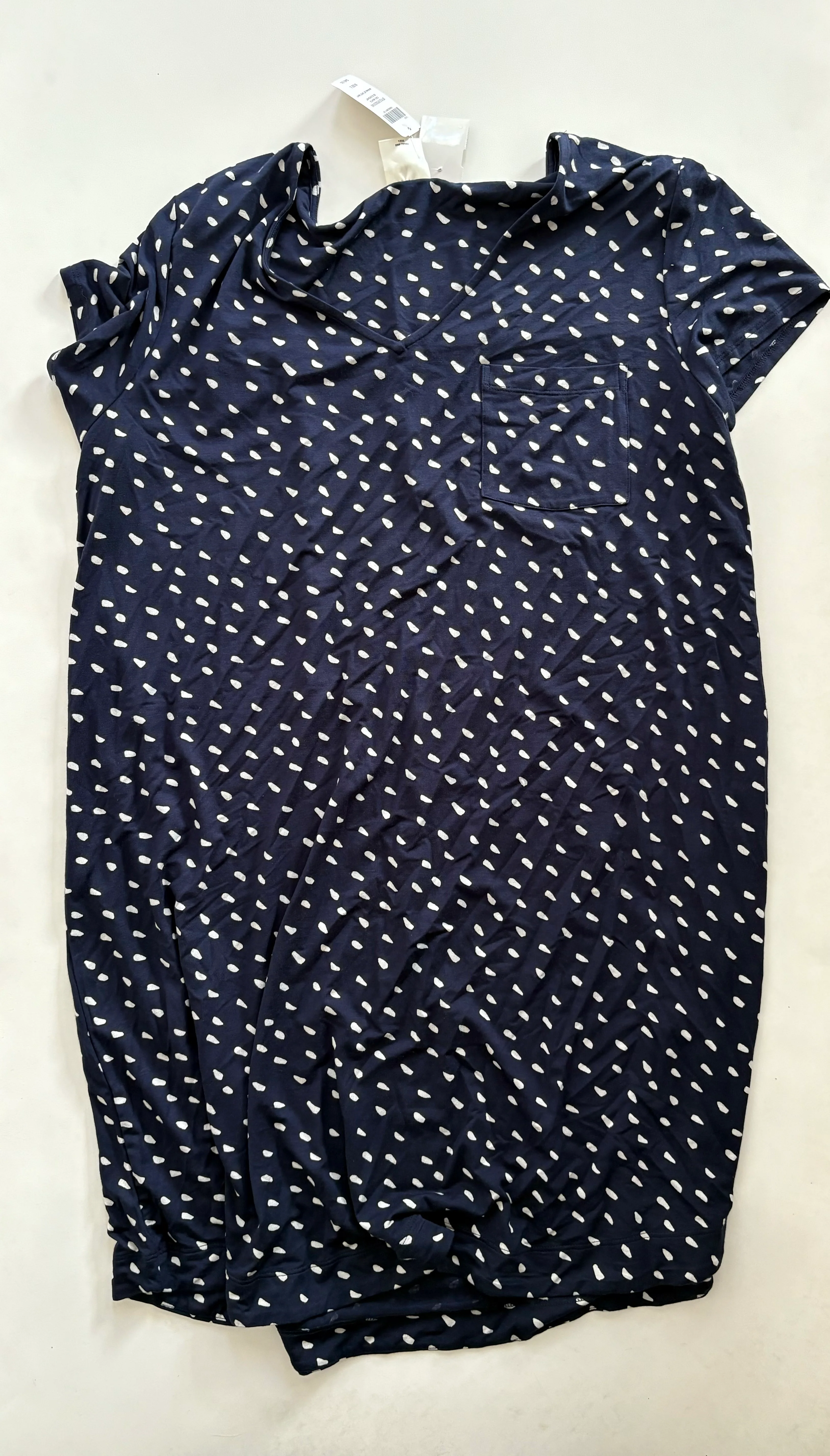 Dress Casual Midi By Soma In Blue, Size: L - Image 1