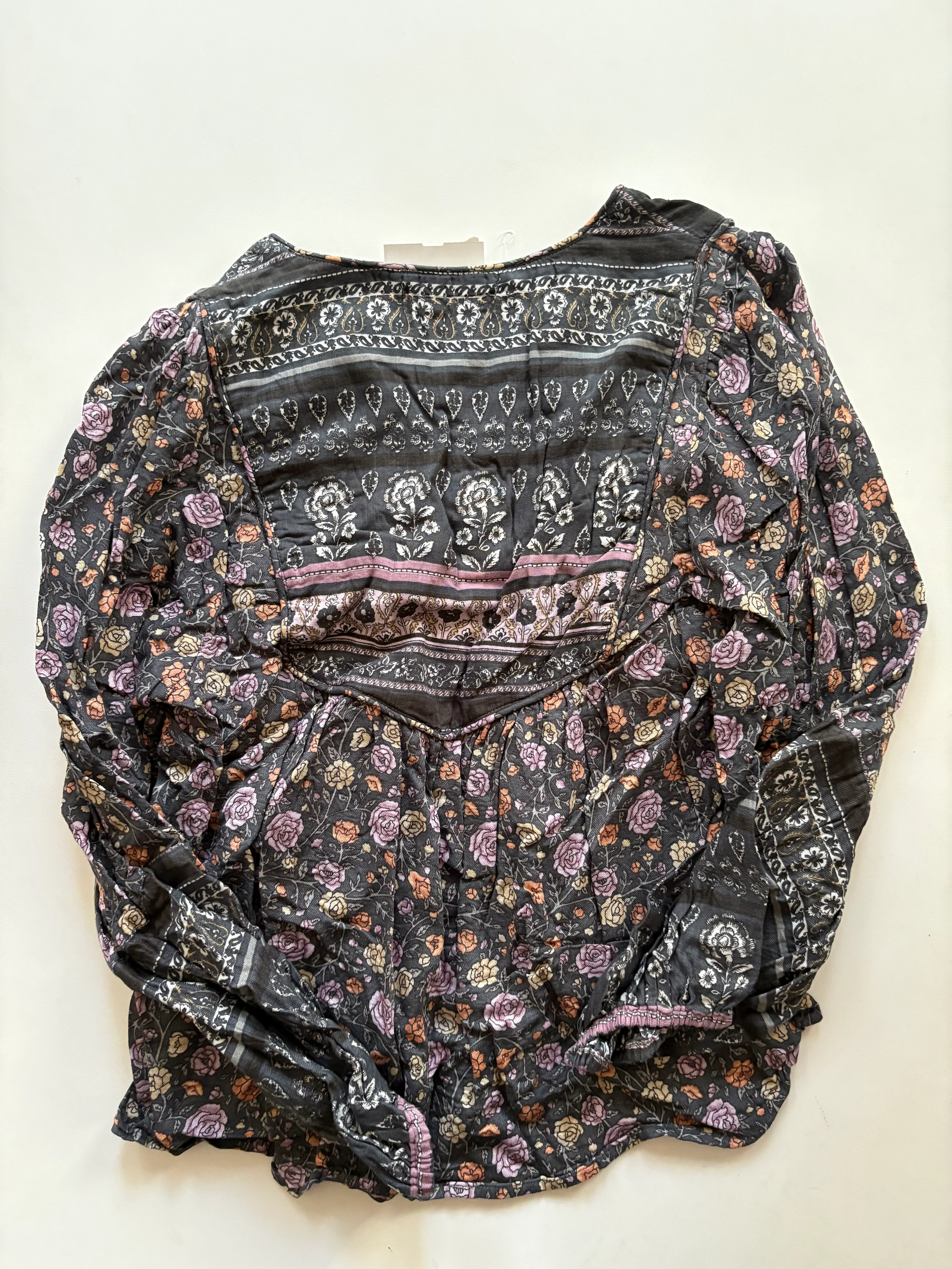 Top Long Sleeve By Lucky Brand In Floral Print, Size: Xs - Image 2