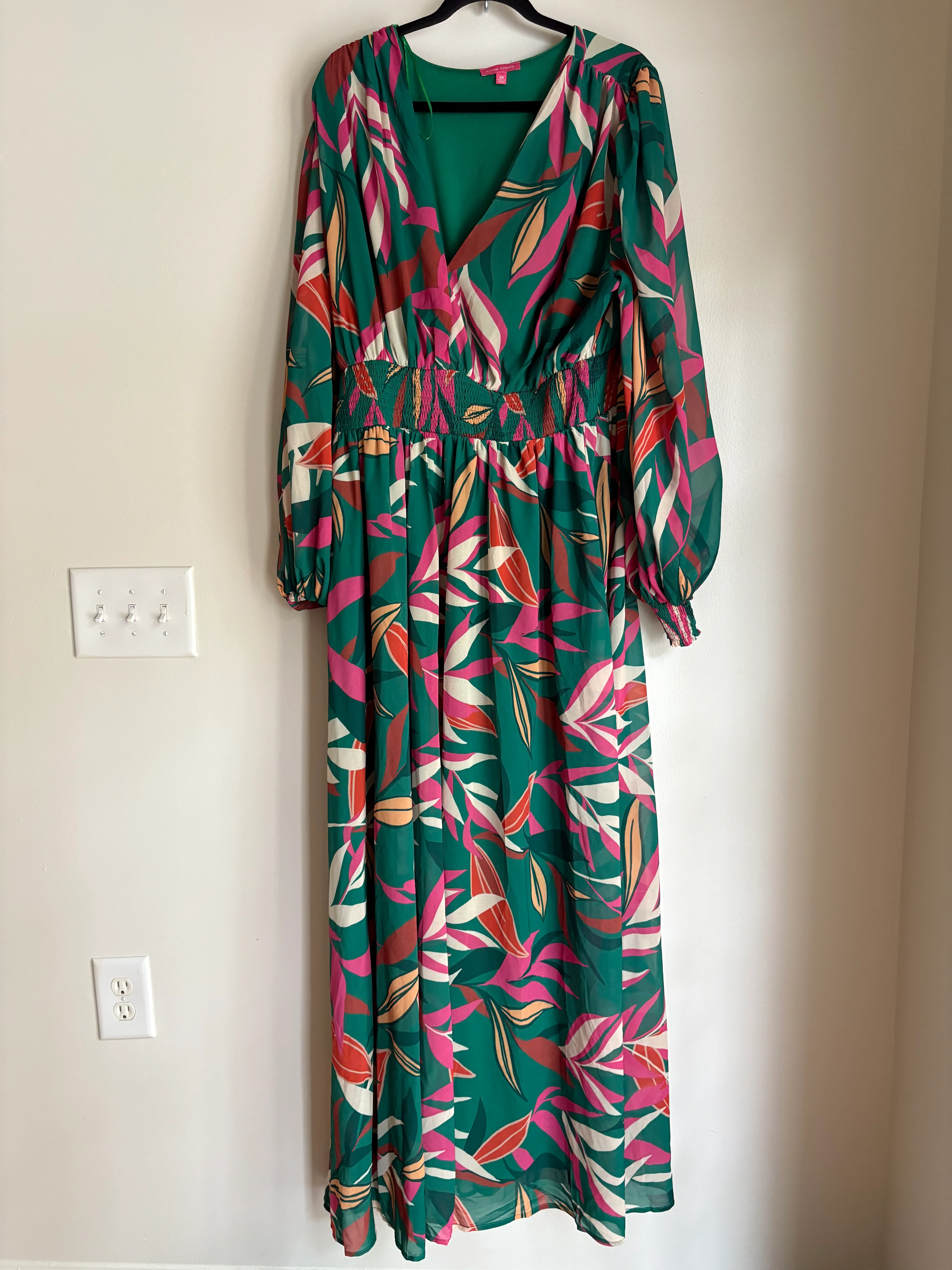 Dress Party Long By Flying Tomato In Multi-colored, Size: 3x - Image 1