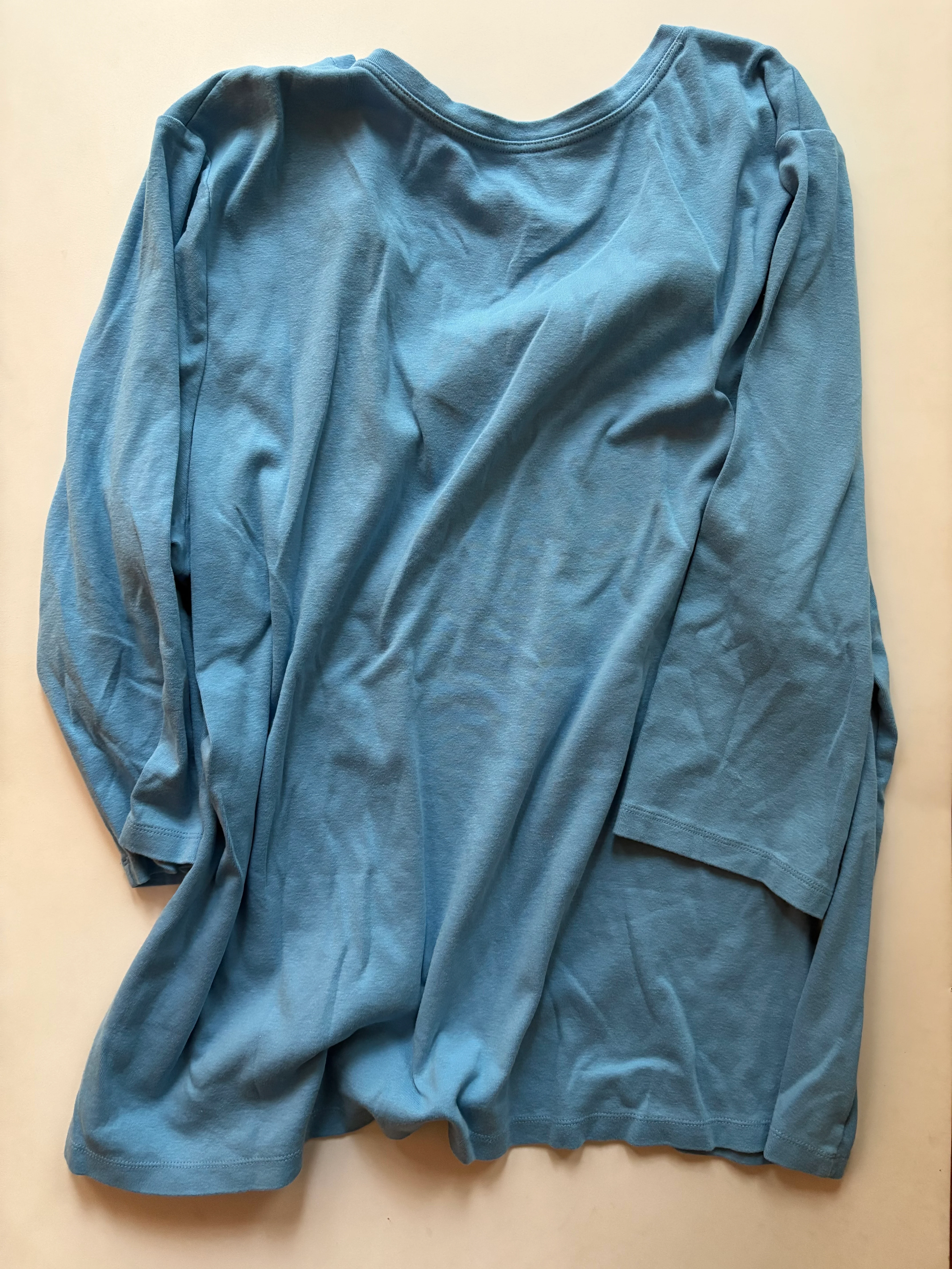 Top Long Sleeve By St Johns Bay In Blue, Size: 3x - Image 2