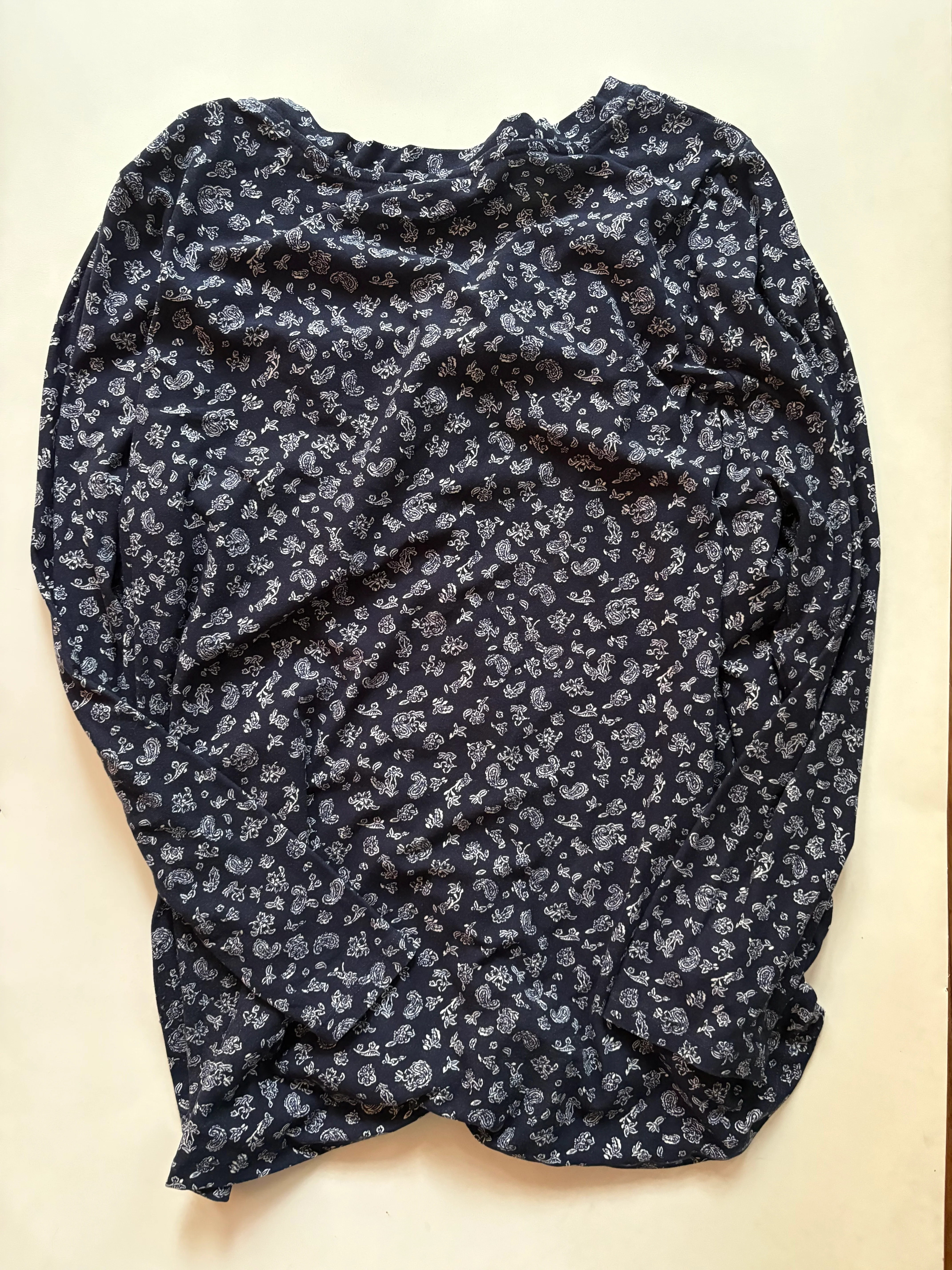 Top Long Sleeve By Pink Rose In Blue, Size: 1x - Image 2