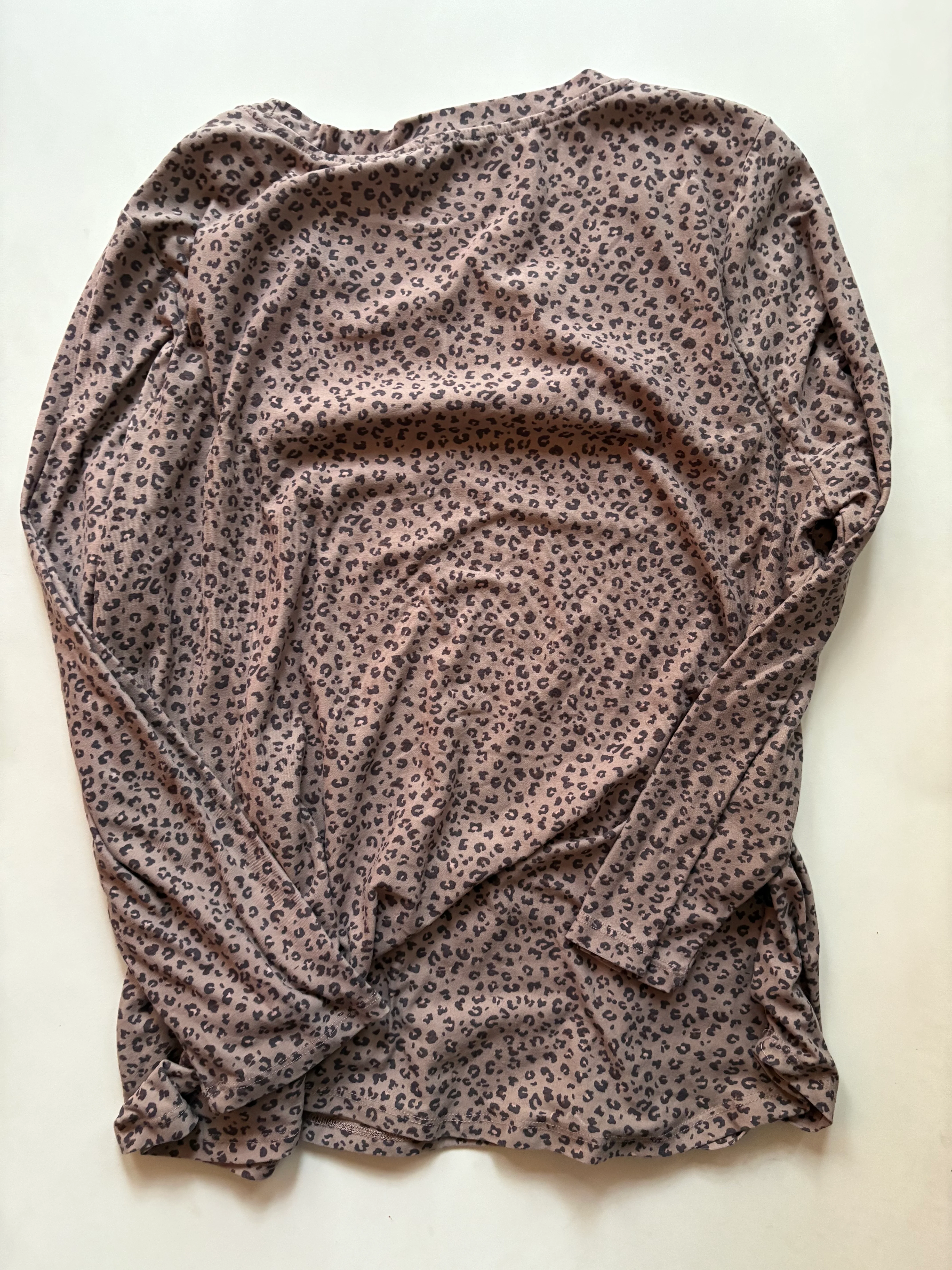Top Long Sleeve By Pink Rose In Animal Print, Size: 1x - Image 2