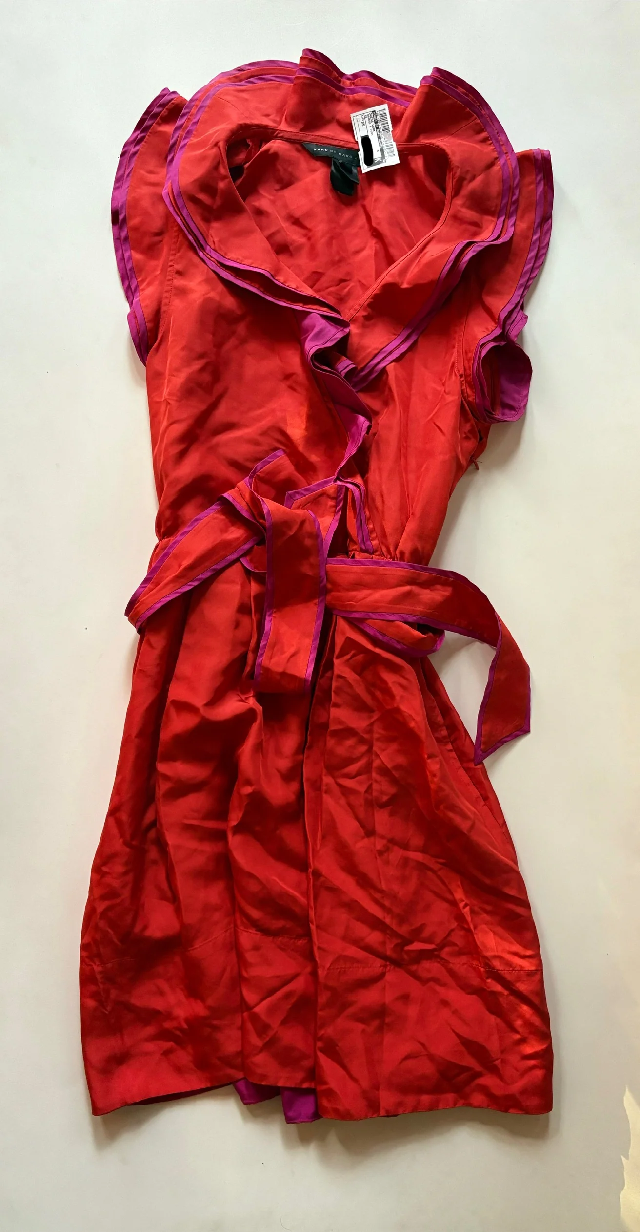 Dress Work By Marc By Marc Jacobs In Orange & Pink, Size: Xs - Image 1