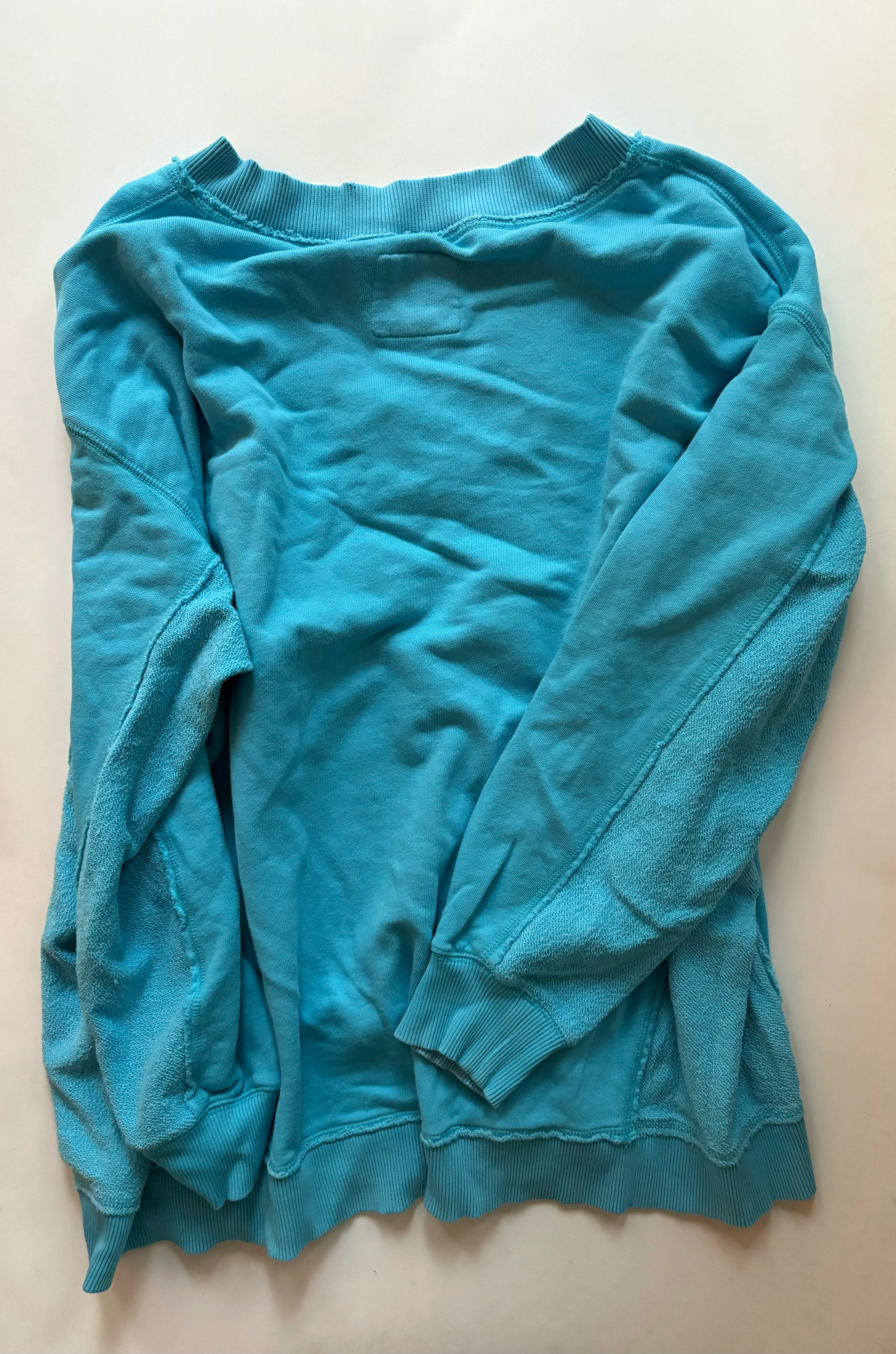 Sweatshirt Crewneck By Aerie In Blue, Size: L - Image 2