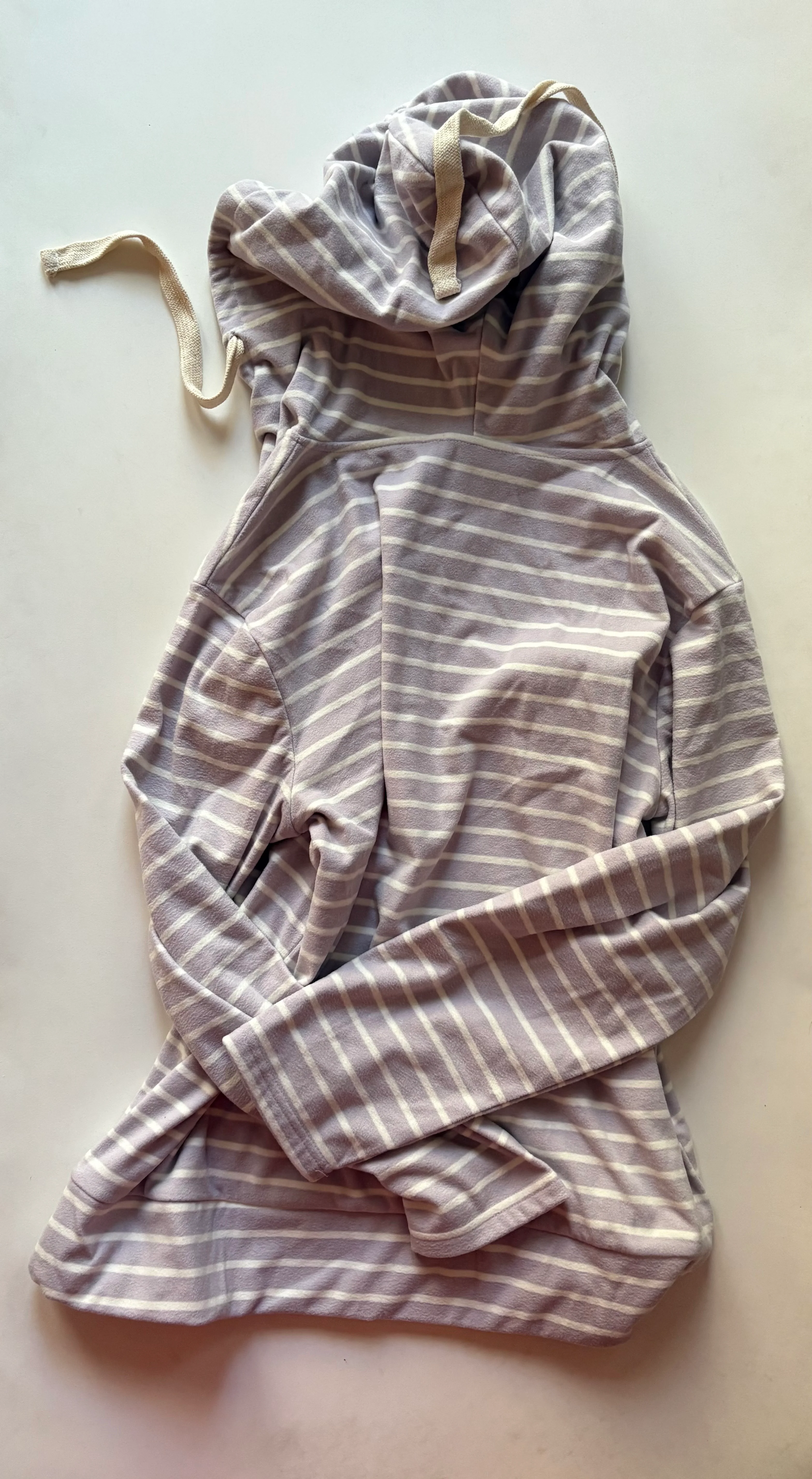 Sweatshirt Hoodie By Double In Striped Pattern, Size: Xl - Image 2