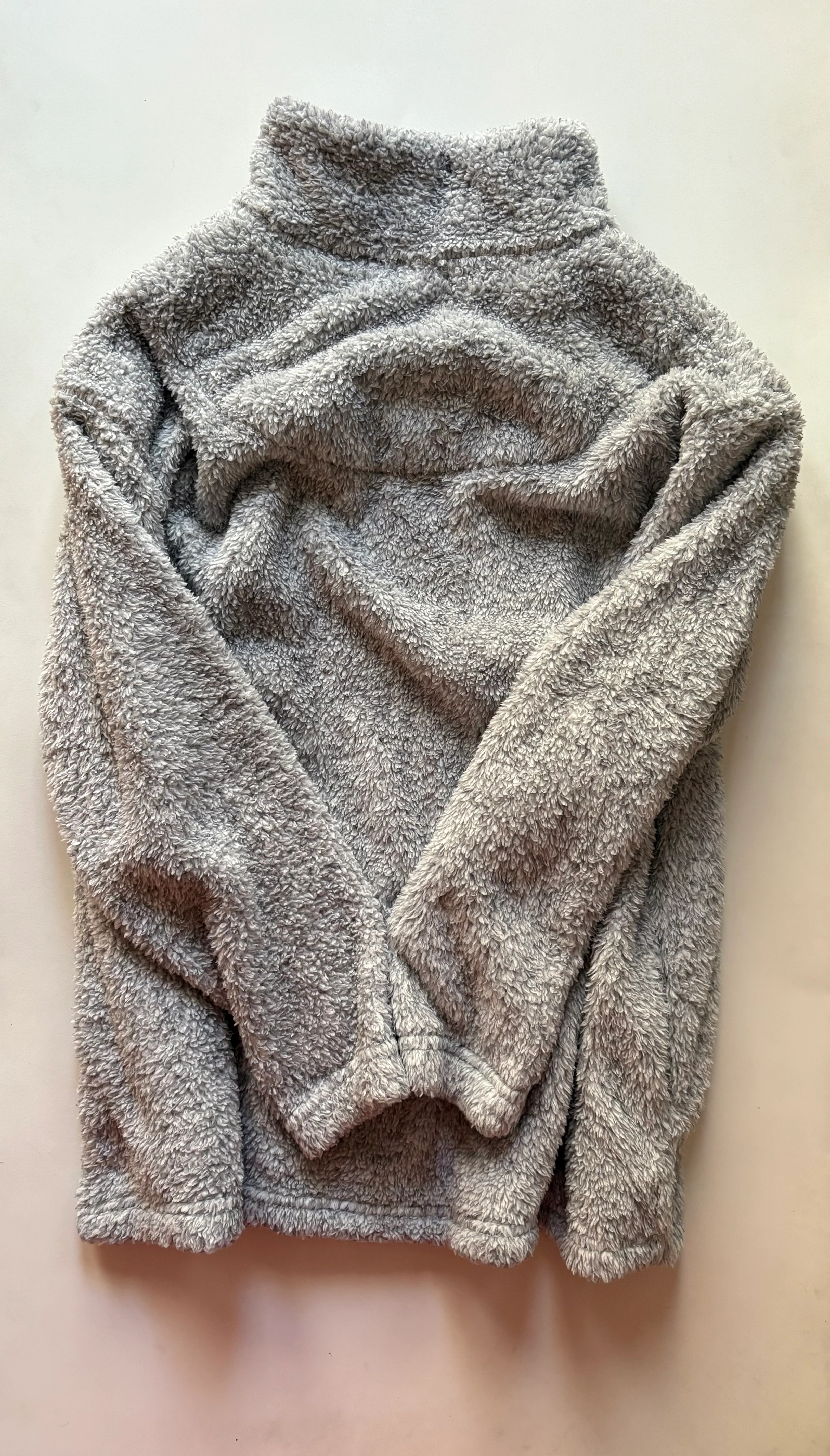 Jacket Faux Fur & Sherpa By Jodifl In Grey, Size: L - Image 2