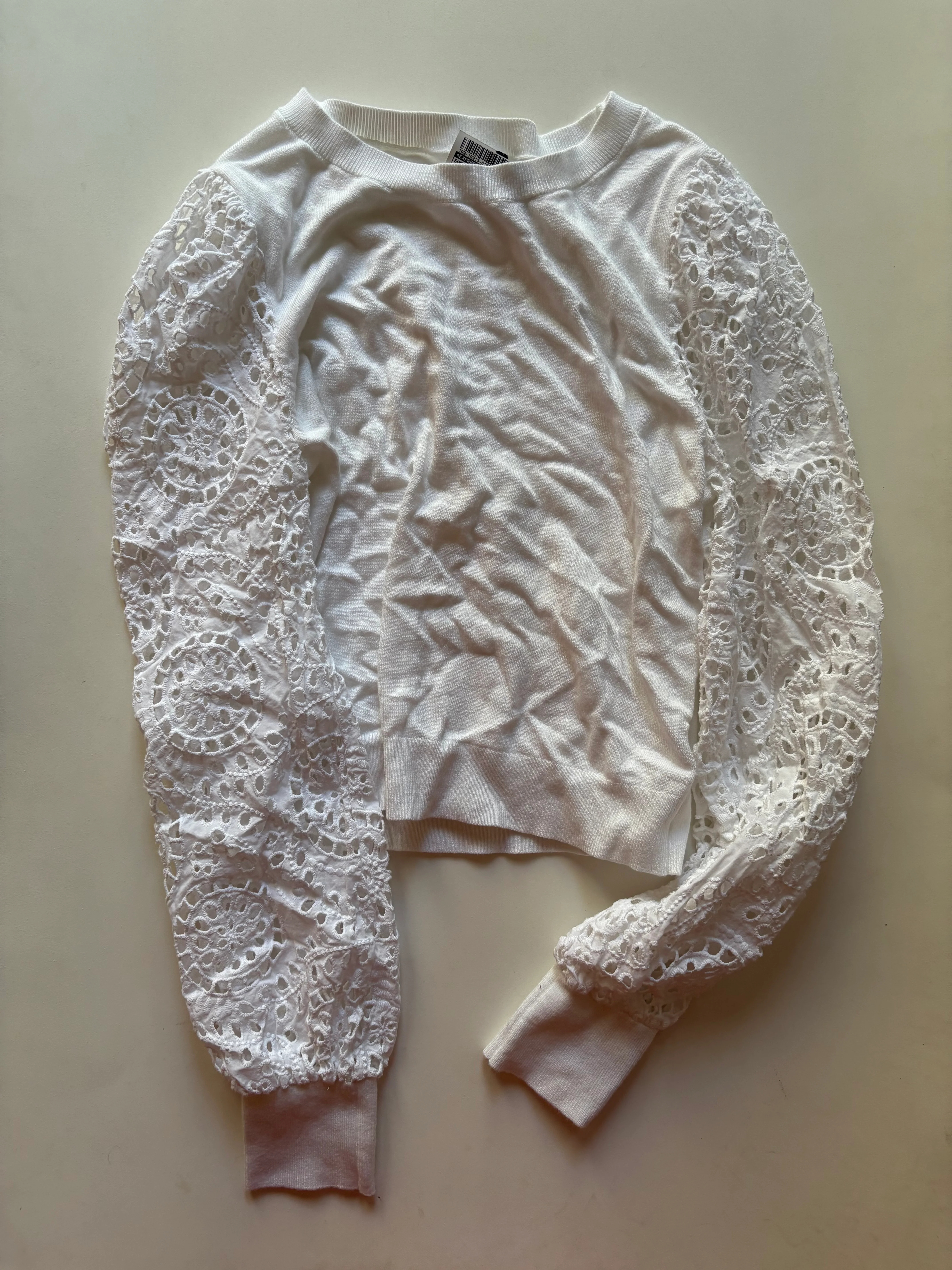 Sweater By Express In White, Size: S - Image 1