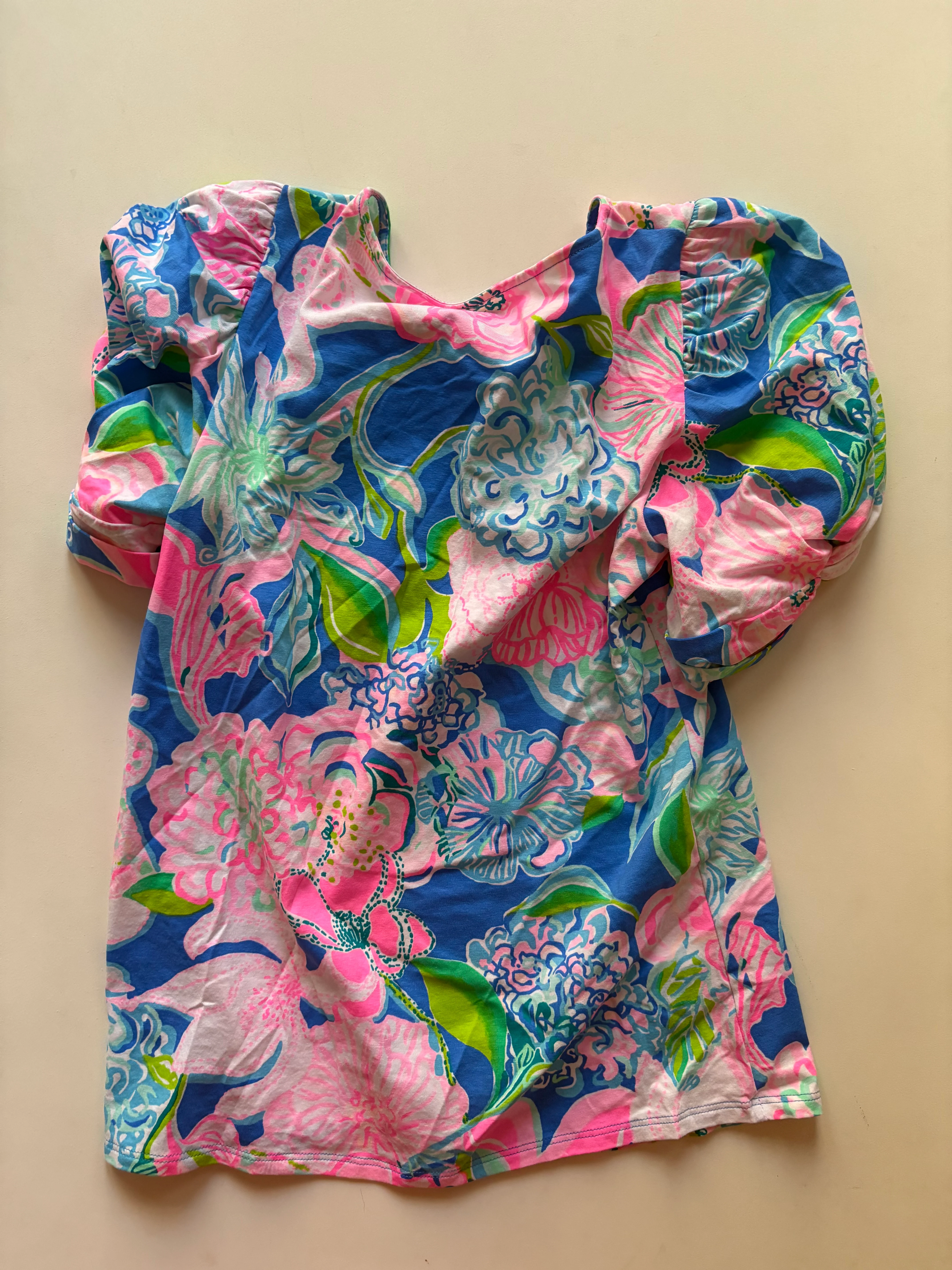 Top Short Sleeve By Lilly Pulitzer In Multi-colored, Size: S - Image 2