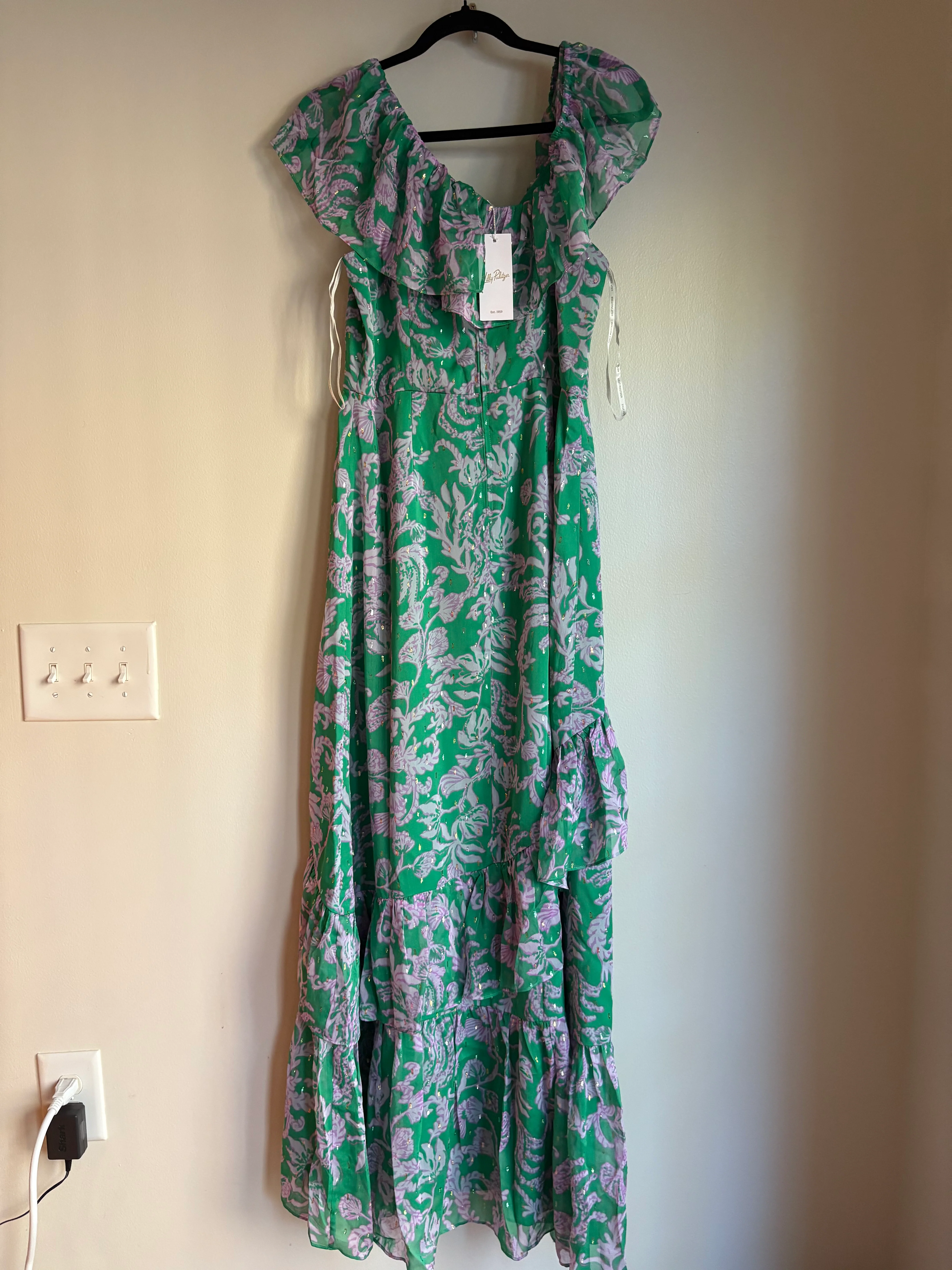 Dress Party Long By Lilly Pulitzer In Green, Size: S - Image 2