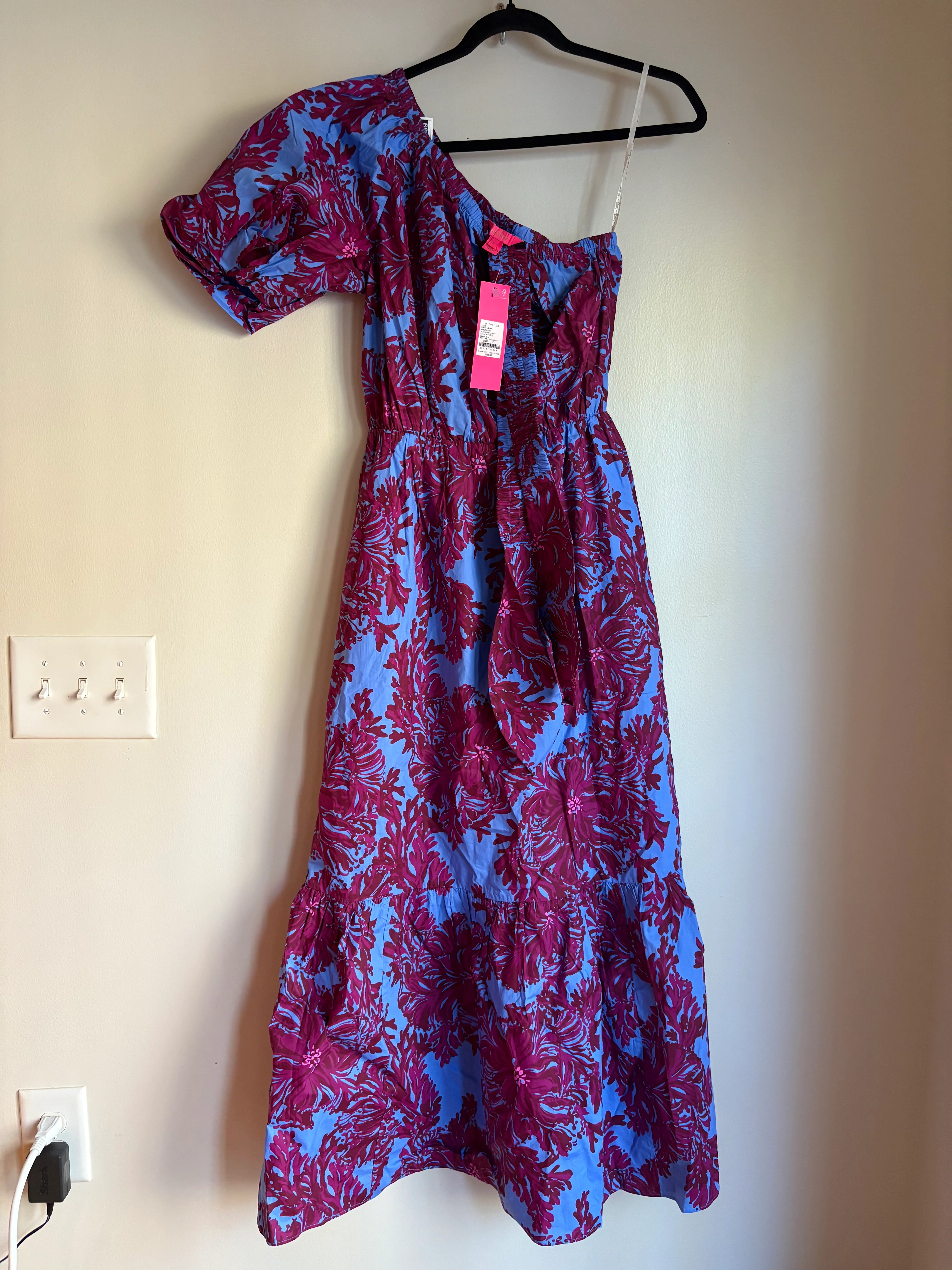 Dress Party Long By Lilly Pulitzer In Maroon, Size: Xs - Image 1