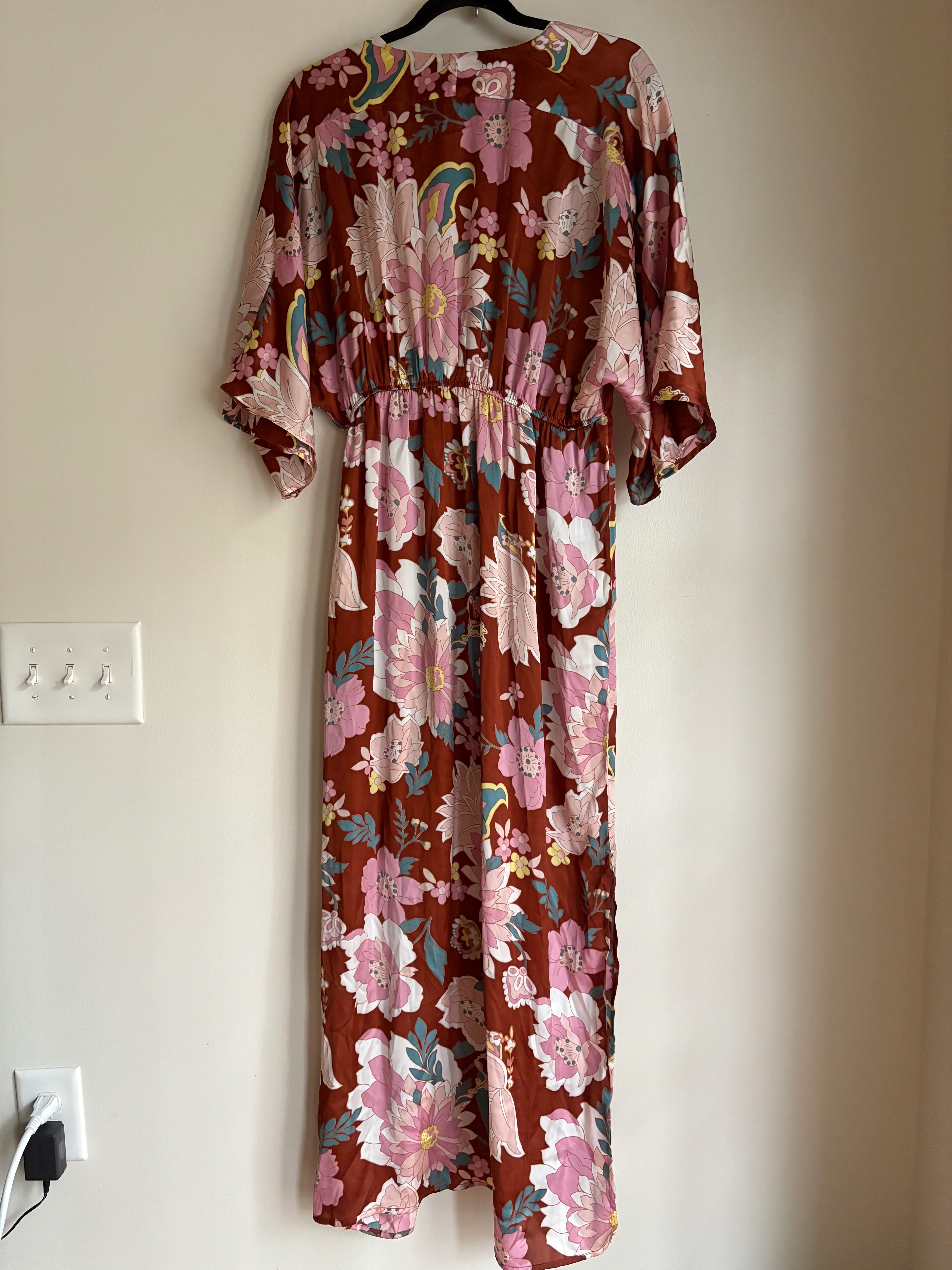 Dress Casual Maxi By Hudson In Floral Print, Size: L - Image 2