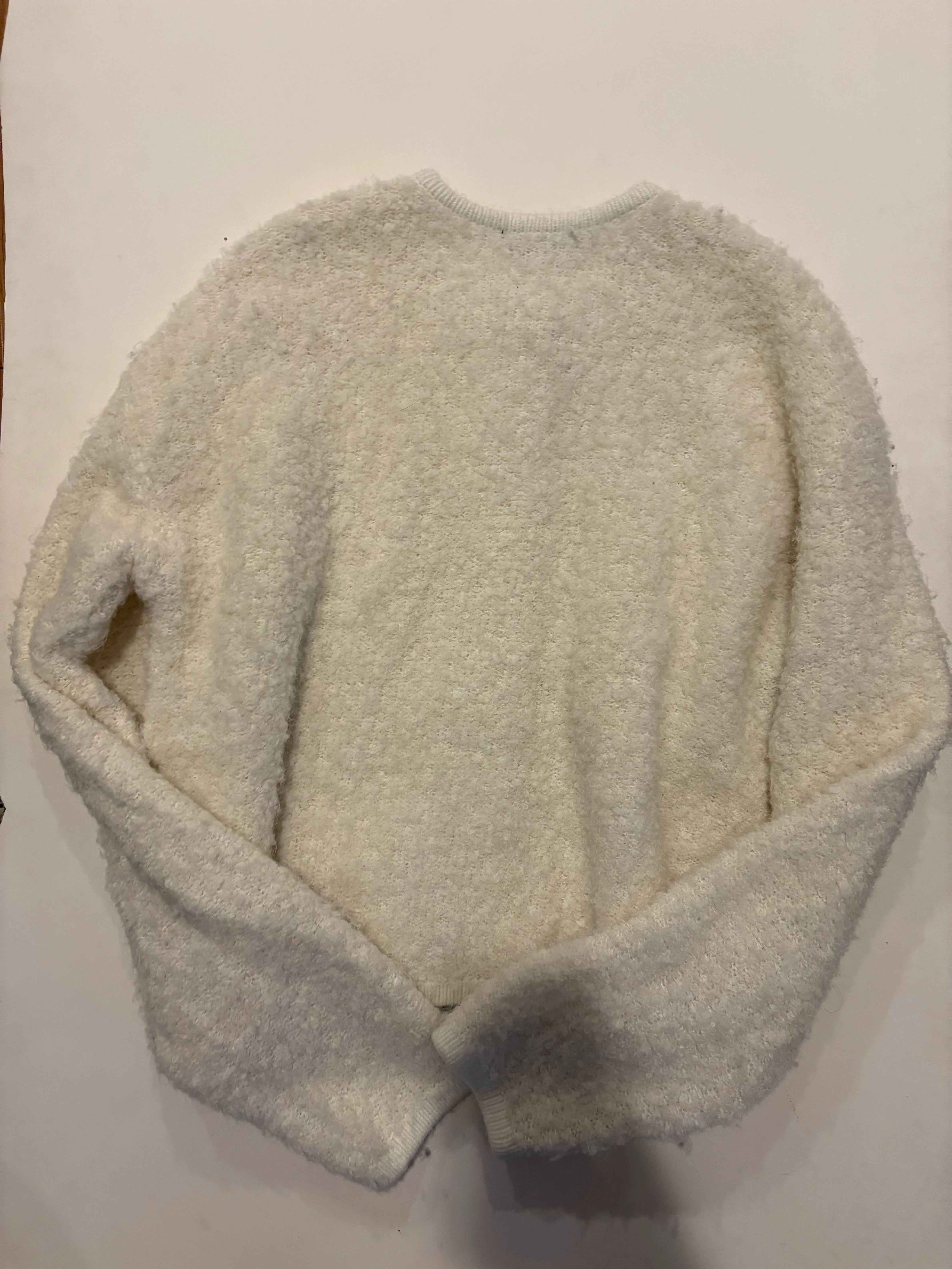 Sweater Cardigan By Ann Taylor In Cream, Size: S - Image 2