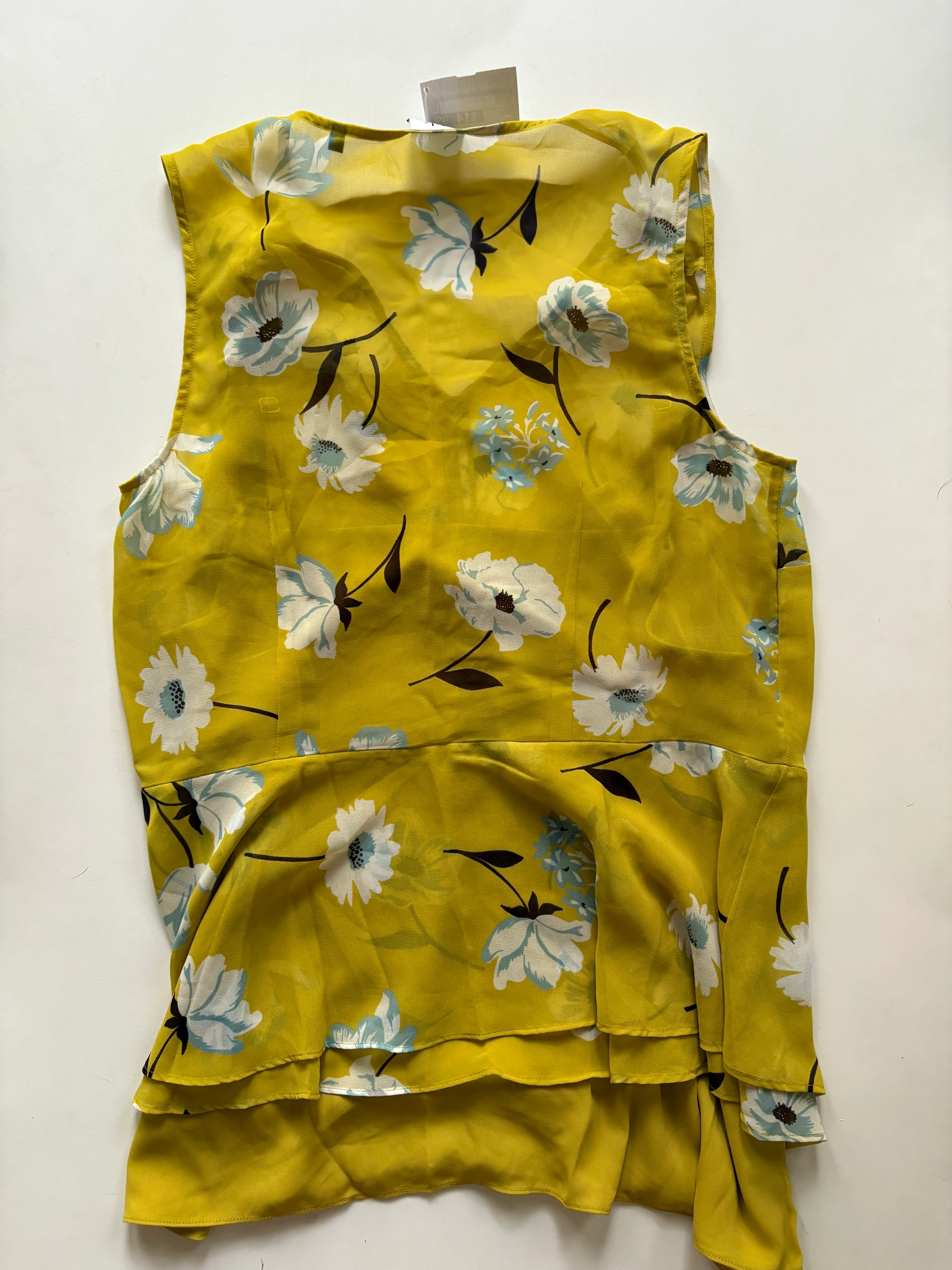 Blouse Sleeveless By Cabi In Yellow, Size: M - Image 2