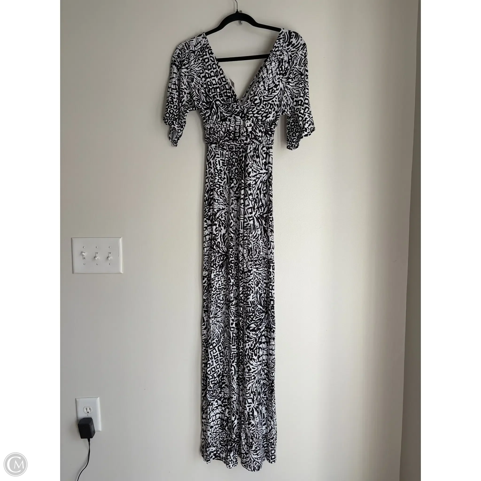 Dress Casual Maxi By Lilly Pulitzer In Black & White, Size: Xxs - Image 2