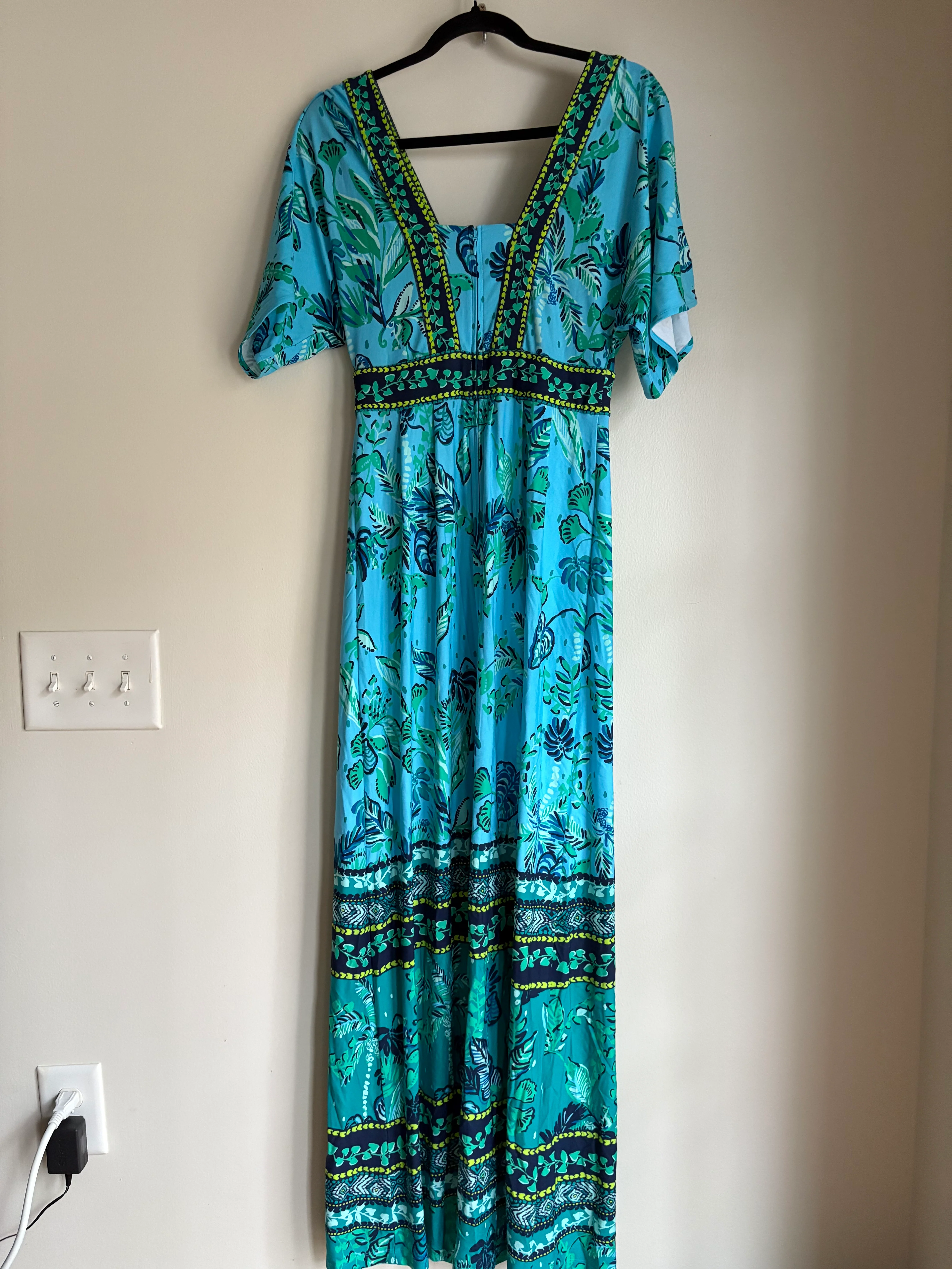 Dress Party Long By Lilly Pulitzer In Multi-colored, Size: 4 - Image 2