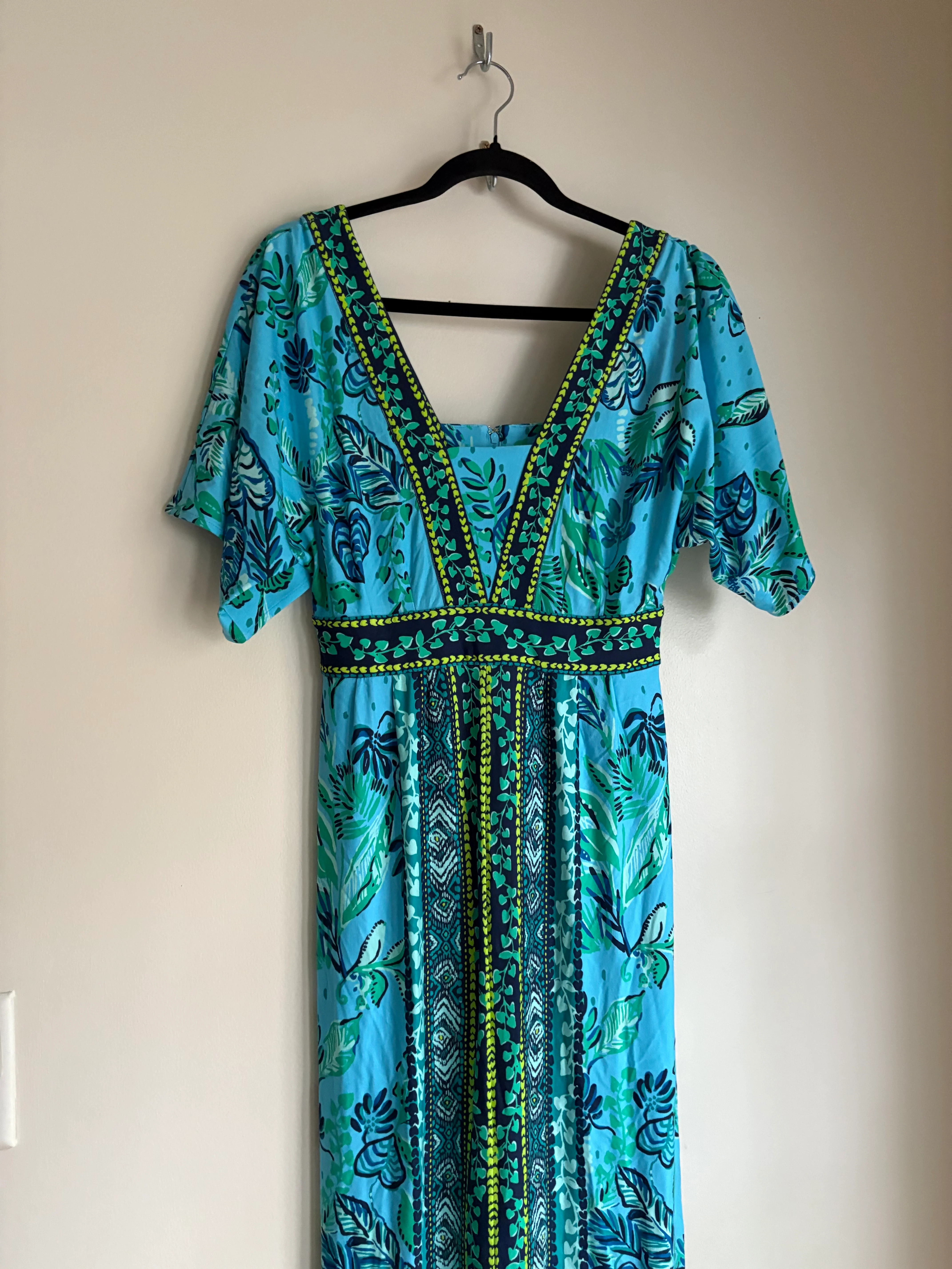 Dress Party Long By Lilly Pulitzer In Multi-colored, Size: 4 - Image 3