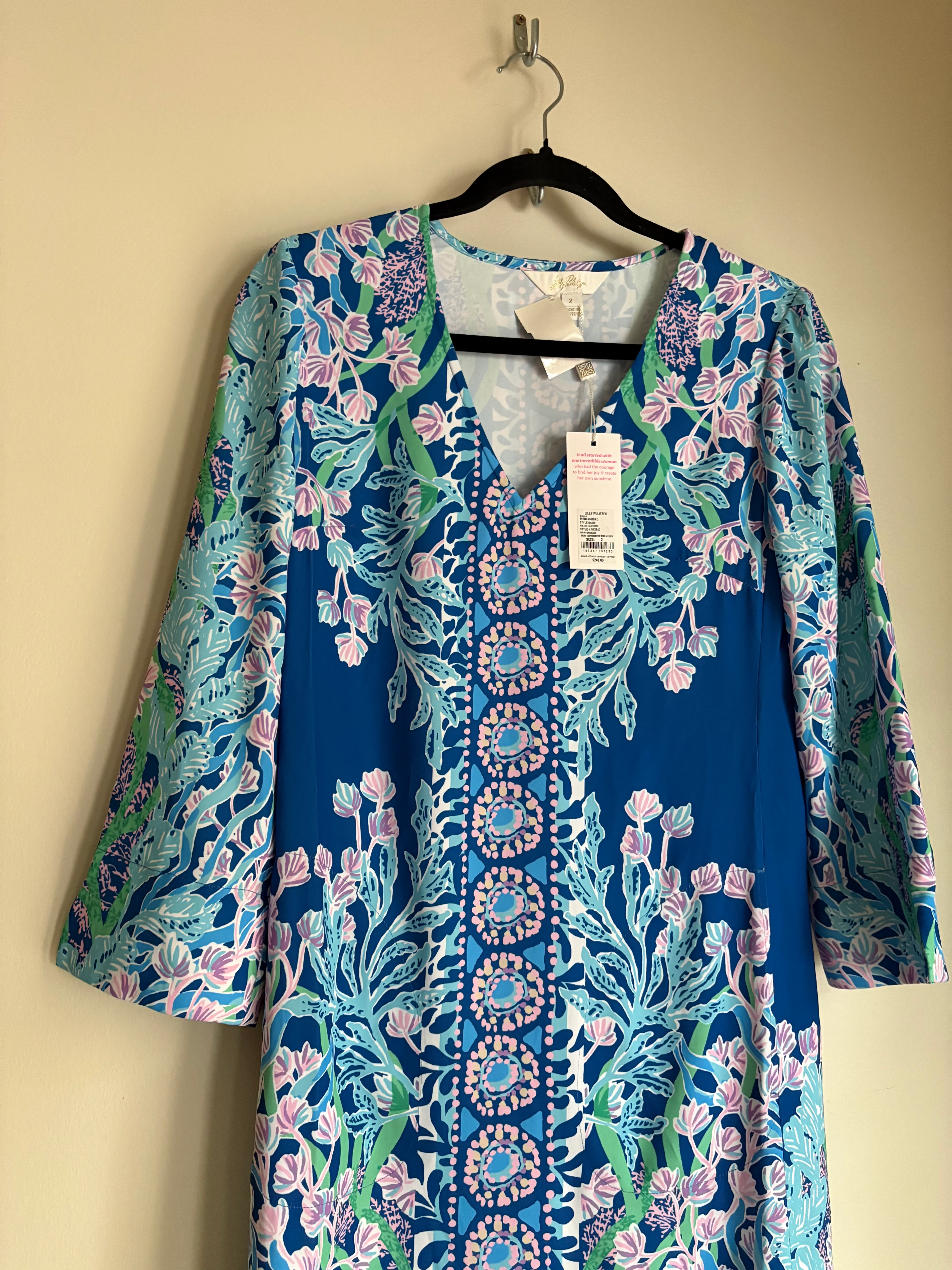 Dress Party Long By Lilly Pulitzer In Multi-colored, Size: 2 - Image 3