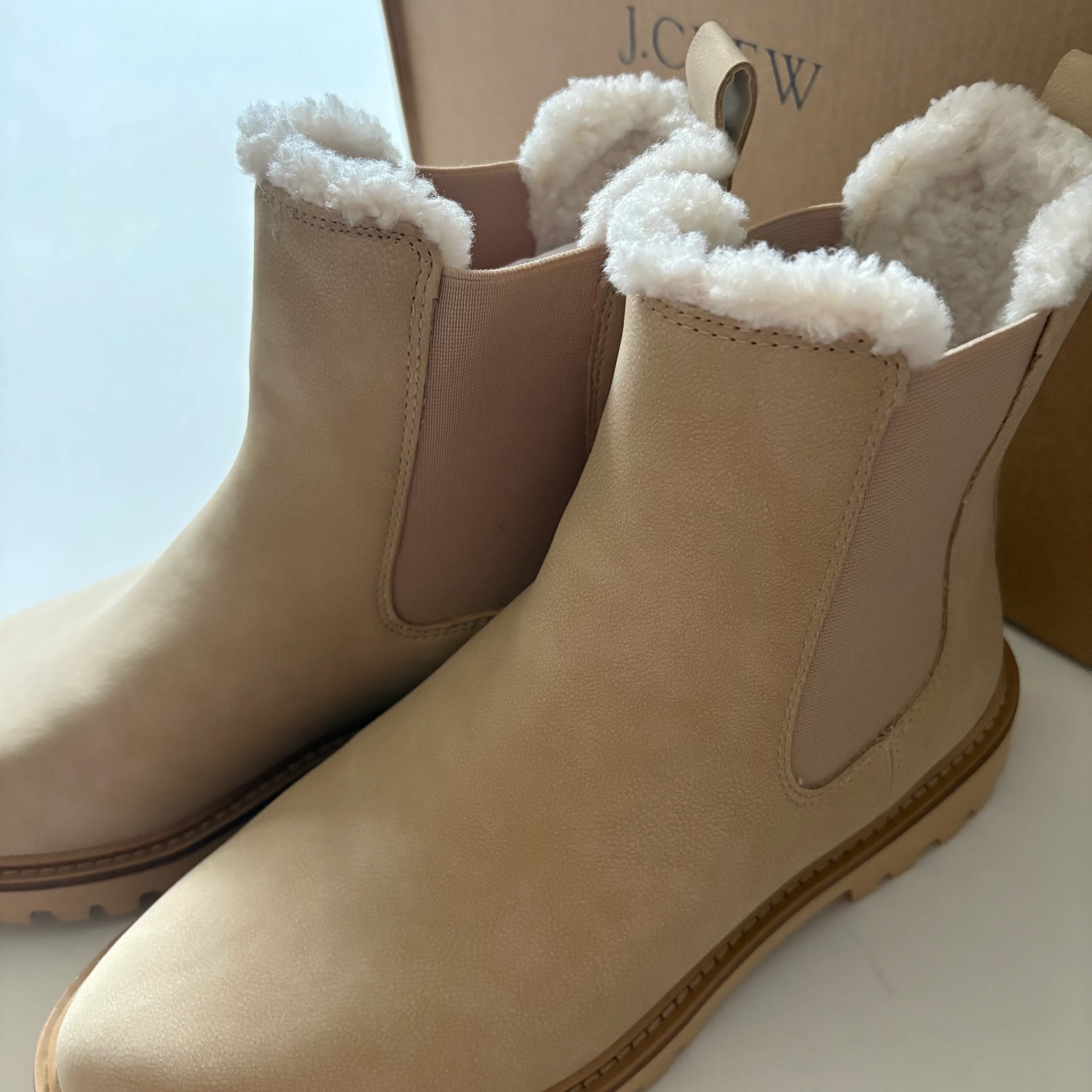 Boots Ankle Flats By J. Crew In Cream, Size: 9 - Image 3