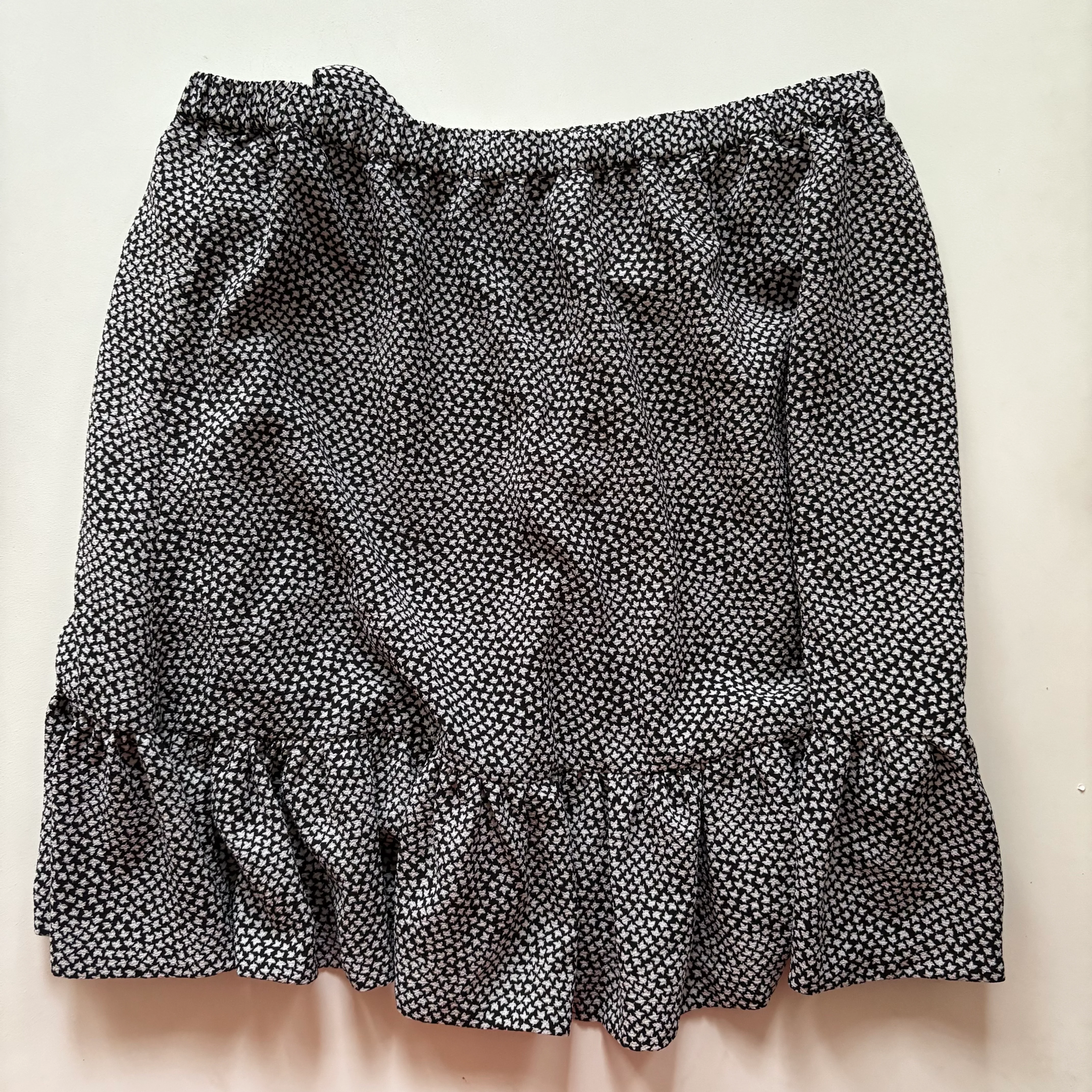 Skirt Midi By Michael Kors In Black & White, Size: 8 - Image 2