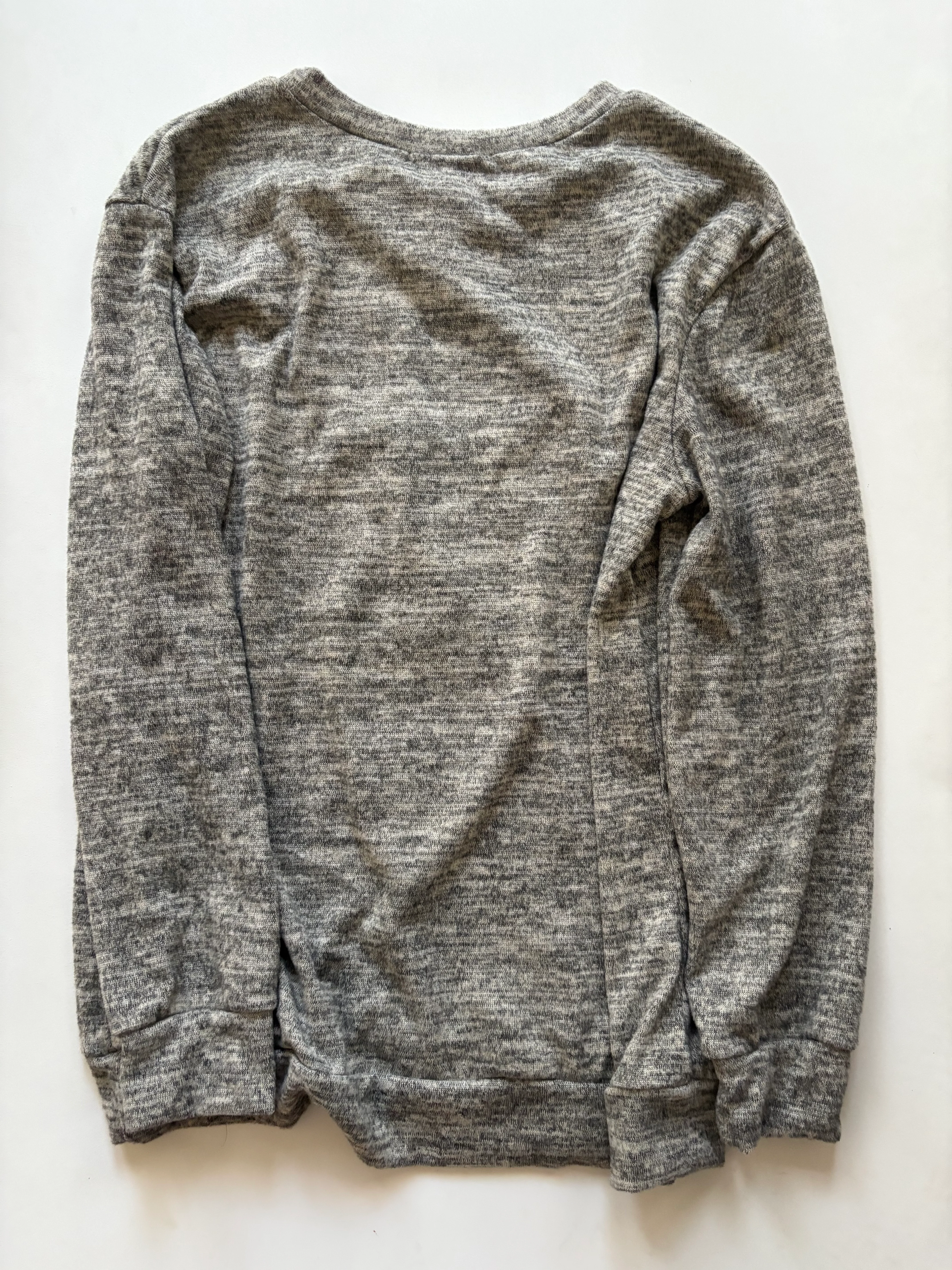 Top Long Sleeve By Perfect Peach In Grey, Size: S - Image 2