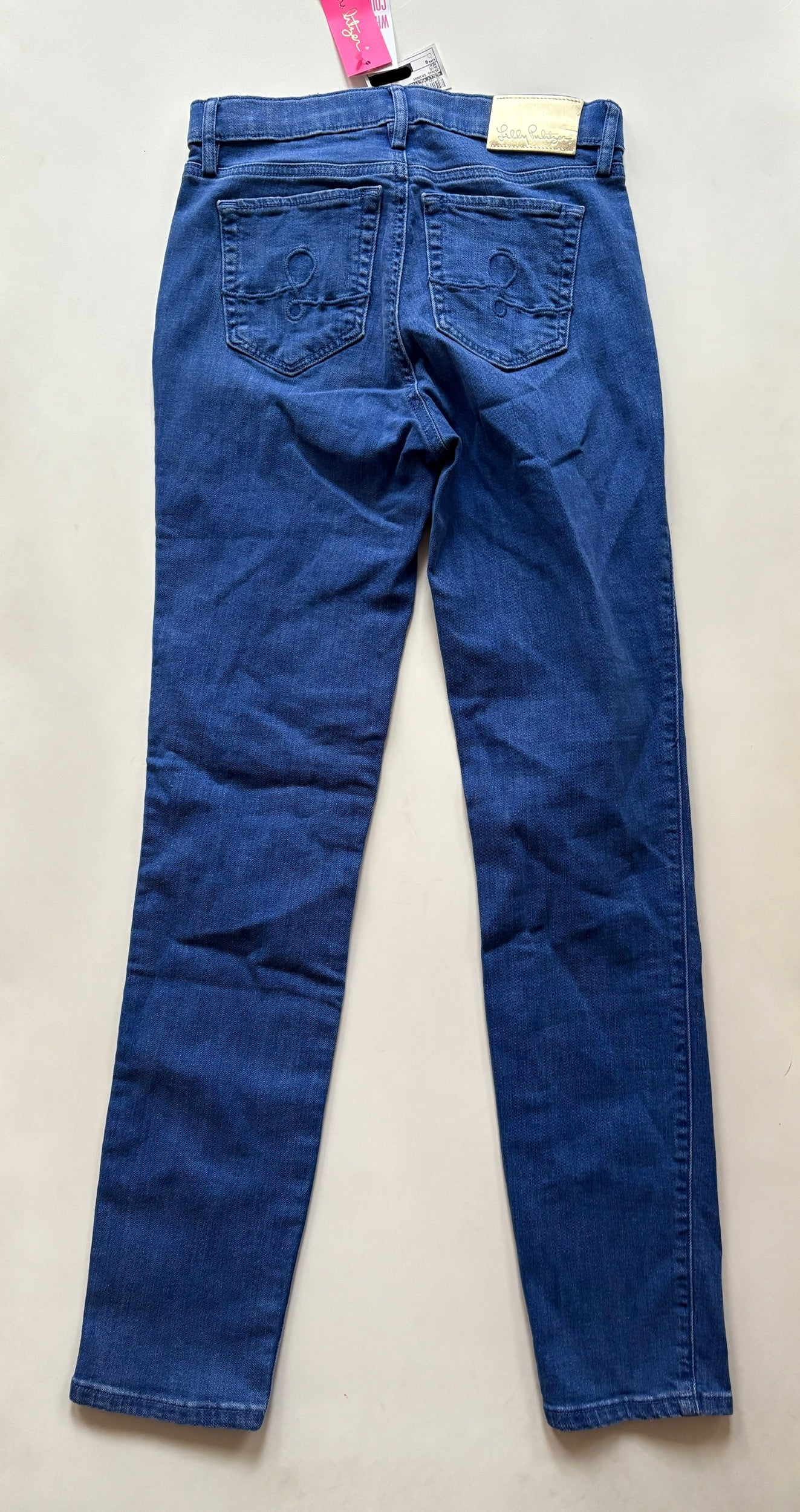 Jeans Skinny By Lilly Pulitzer In Blue, Size: 0 - Image 2