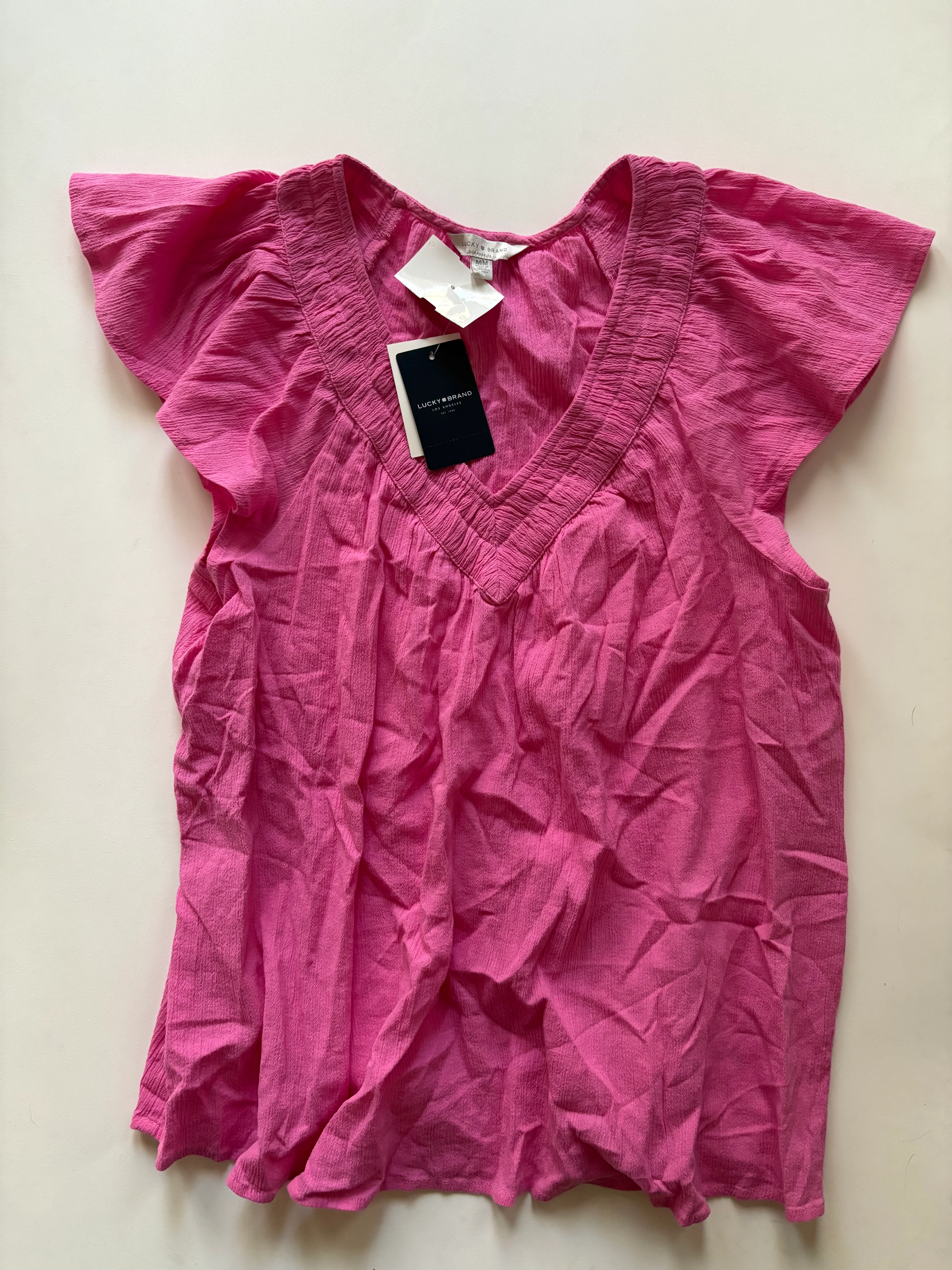 Top Sleeveless By Lucky Brand In Pink, Size: M