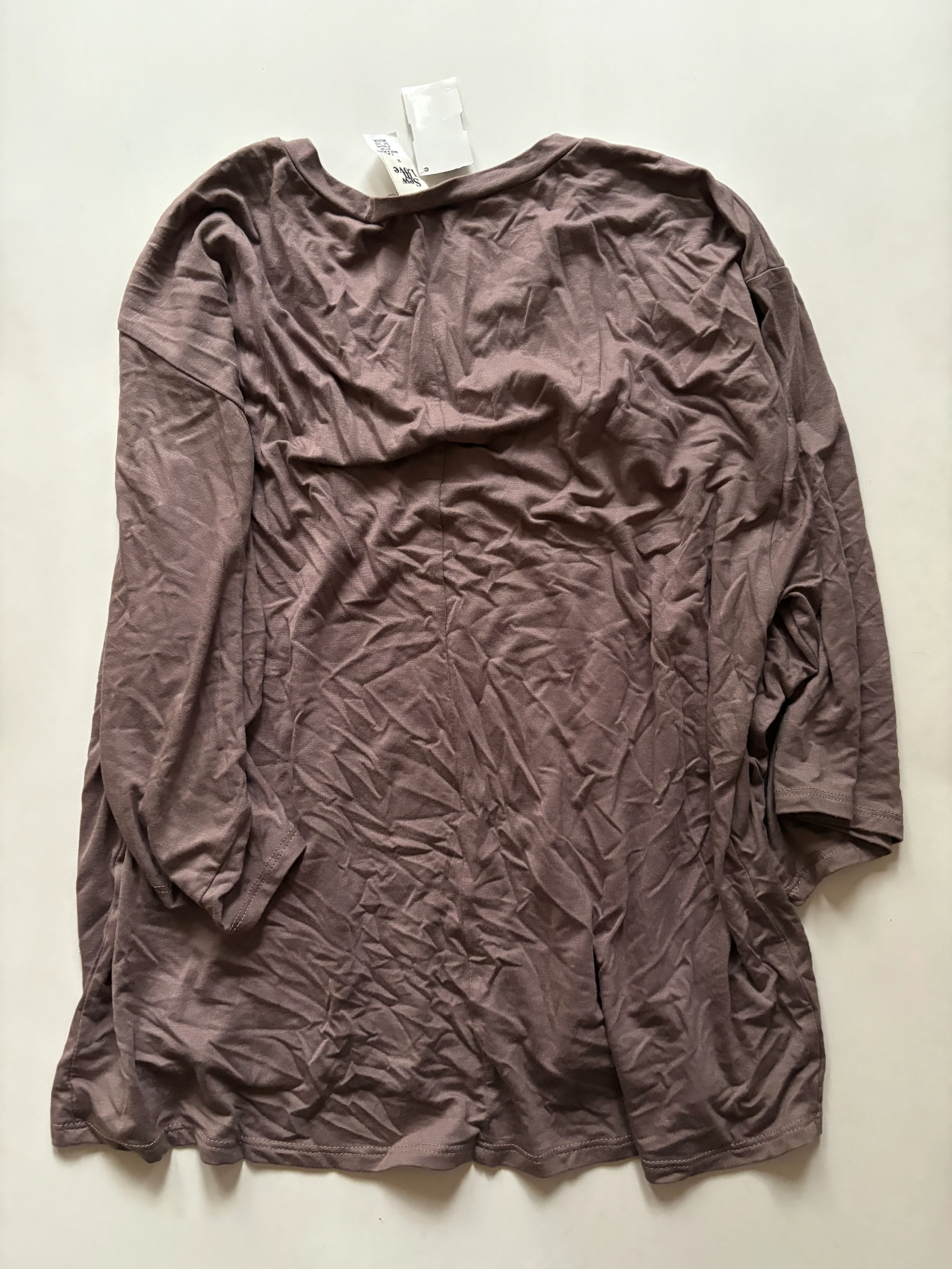 Top Short Sleeve By Sew In Love In Purple, Size: M - Image 2