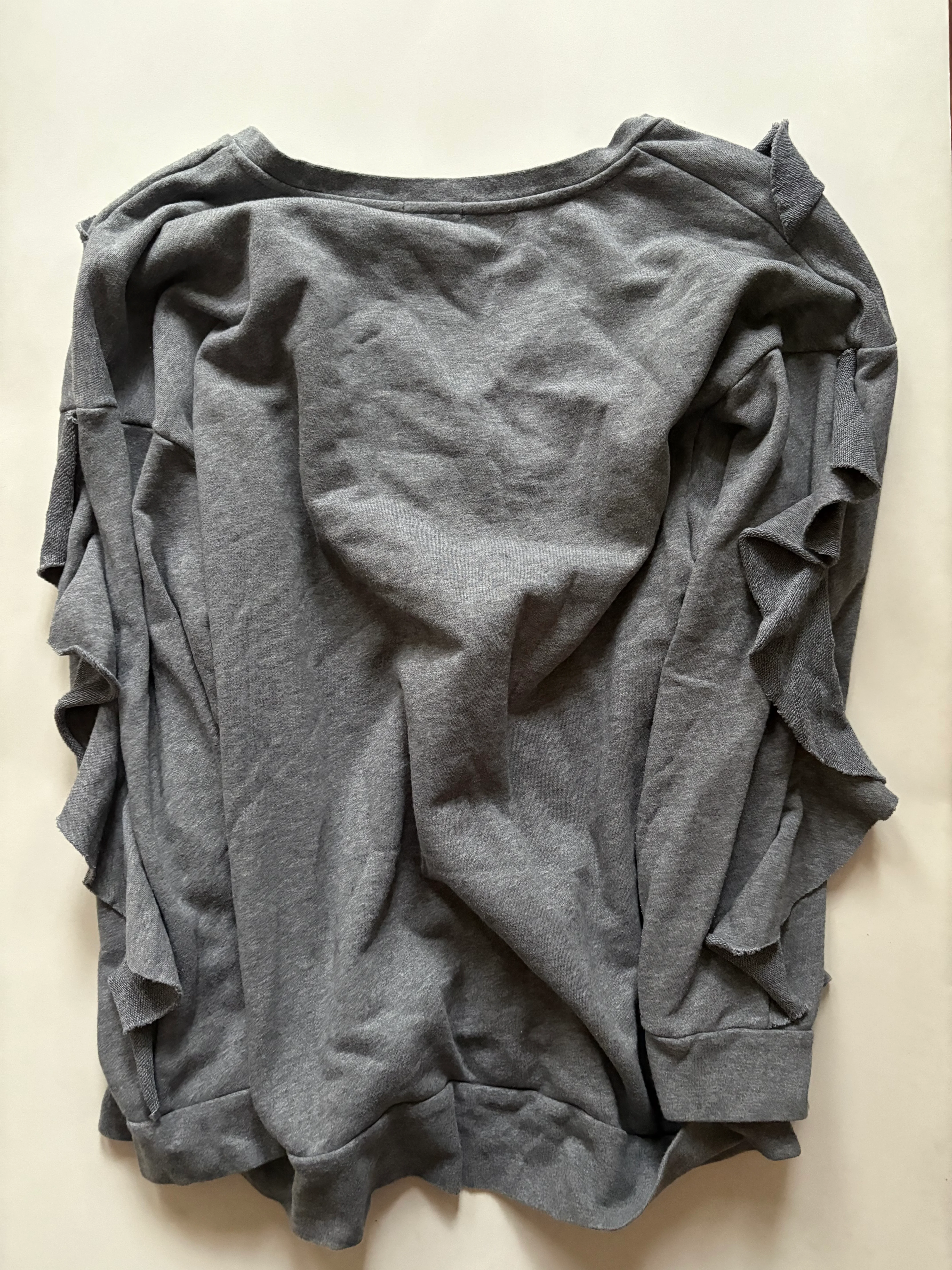 Sweatshirt Crewneck By Chelsea 28 In Grey, Size: L - Image 2