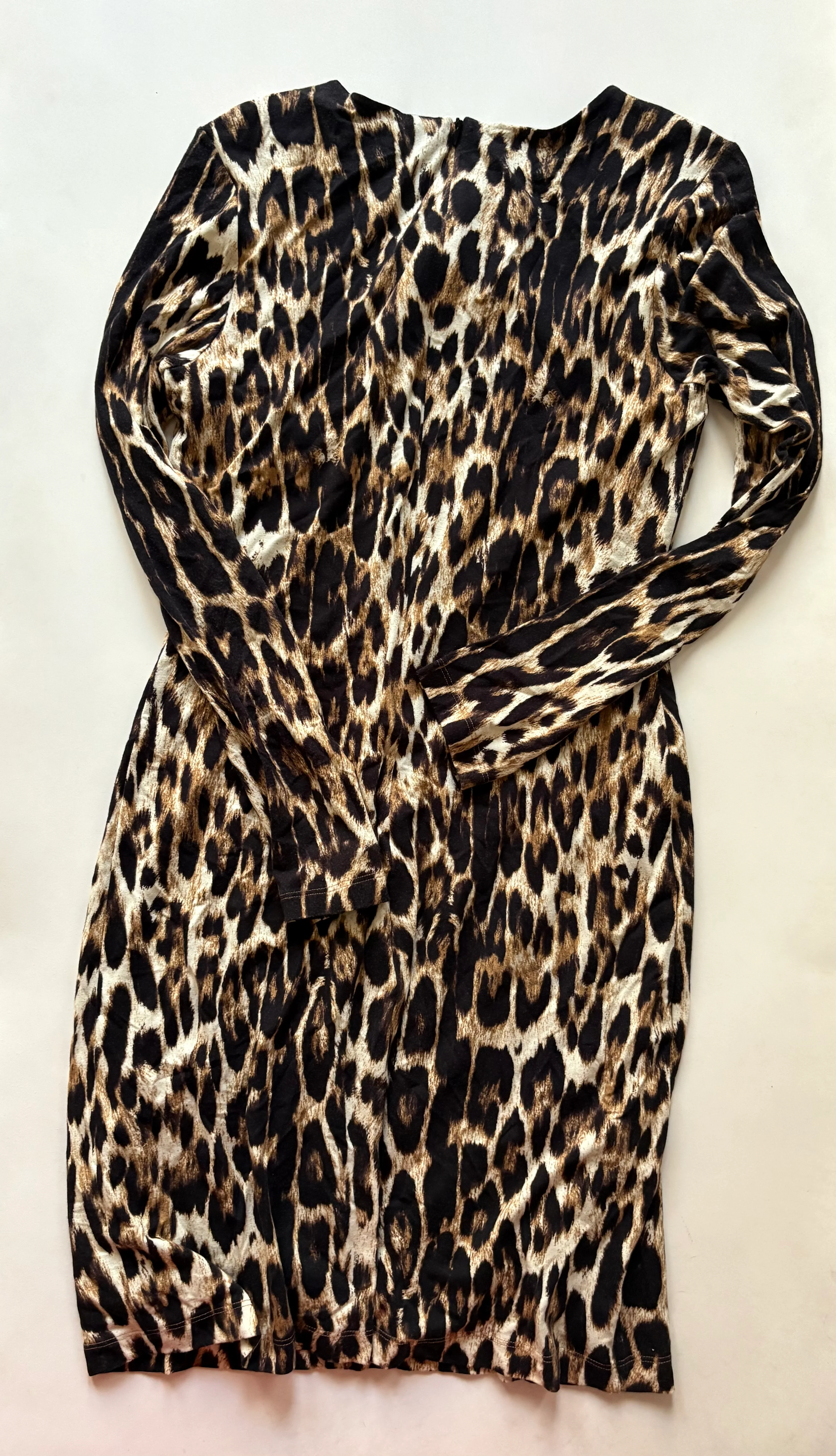 Dress Casual Midi By Karen Kane In Animal Print, Size: L - Image 2