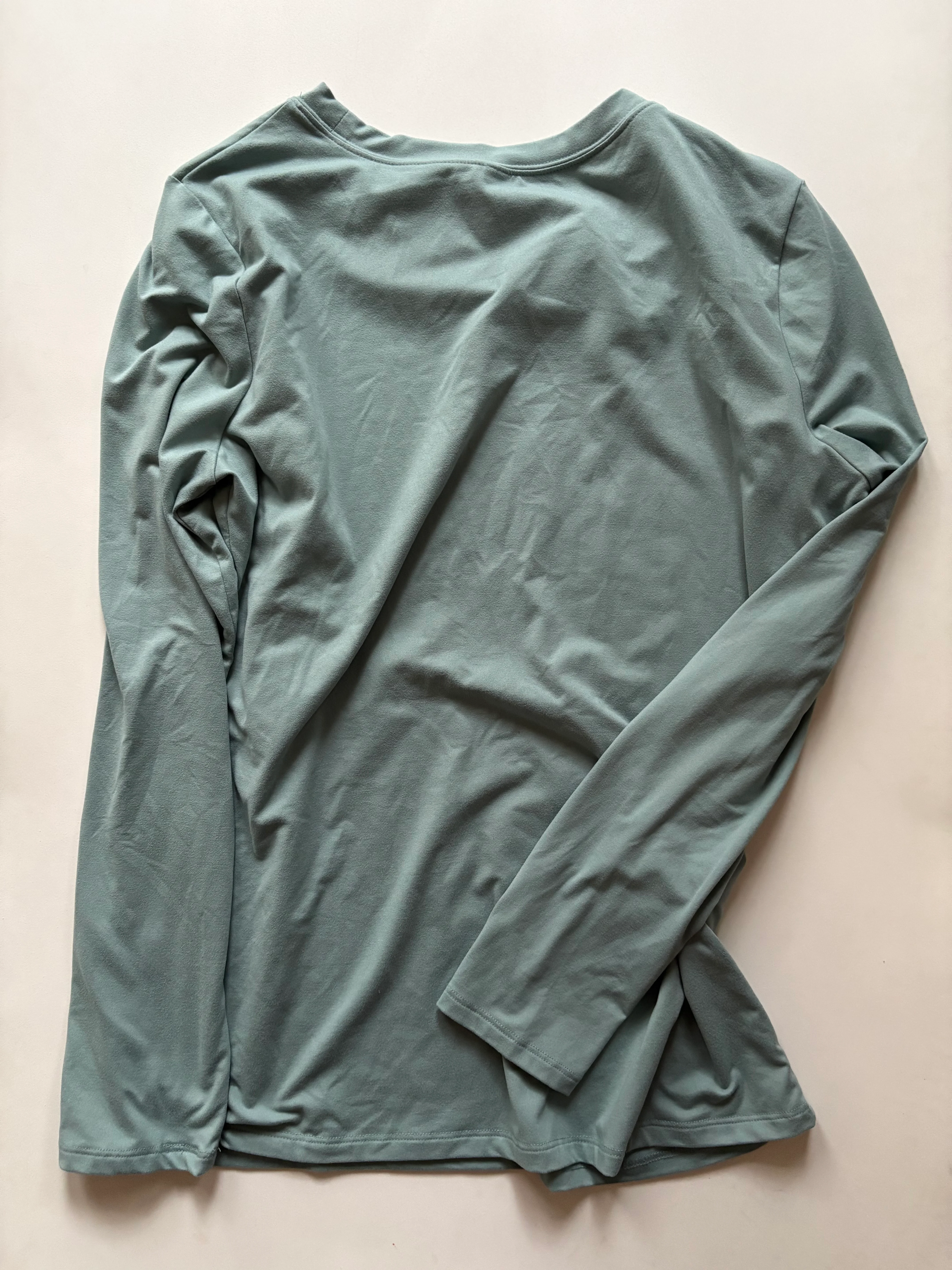 Top Long Sleeve By Zenana Outfitters In Blue, Size: 1x - Image 2