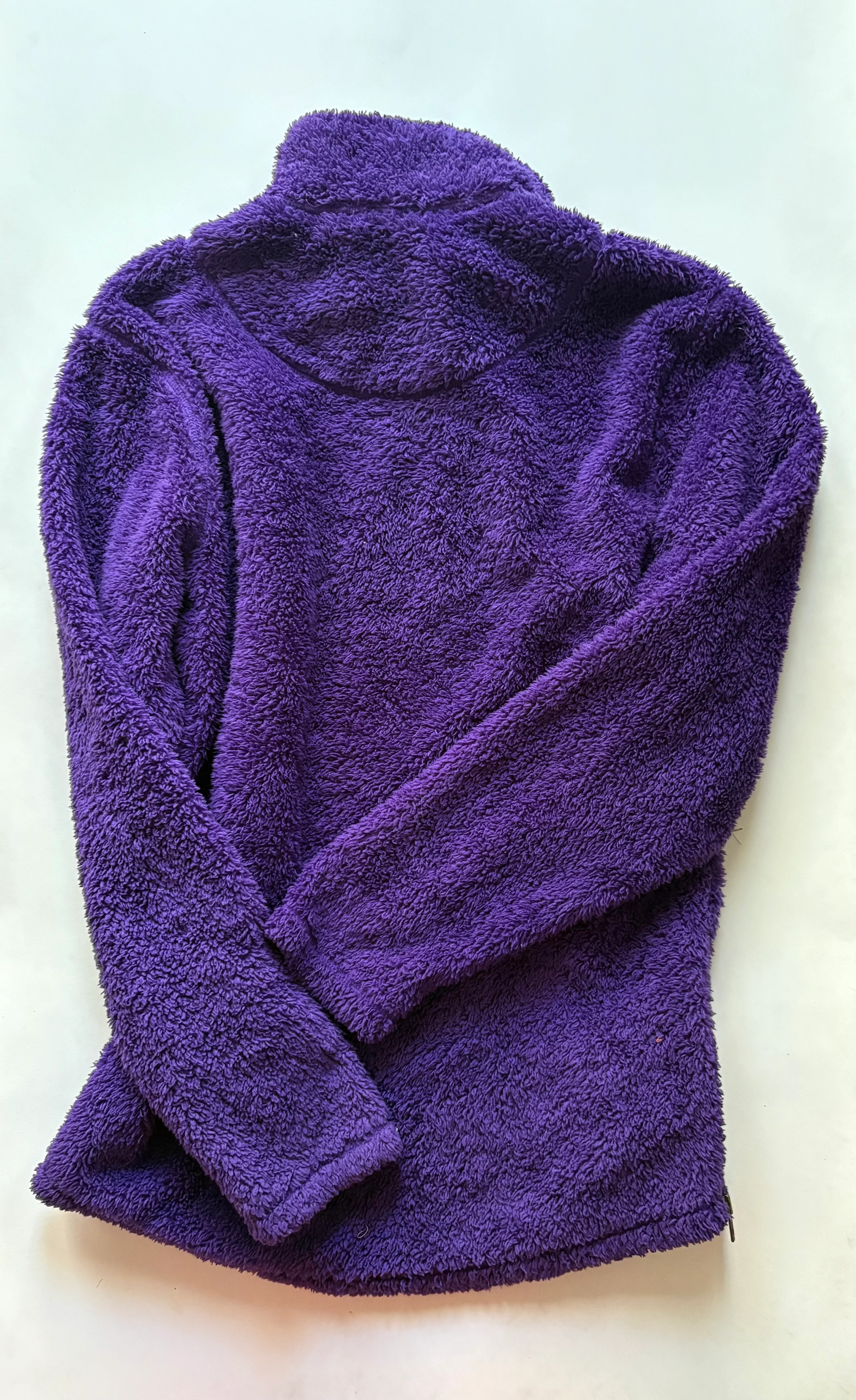 Jacket Faux Fur & Sherpa By Lauren Jeans Co In Purple, Size: M - Image 2