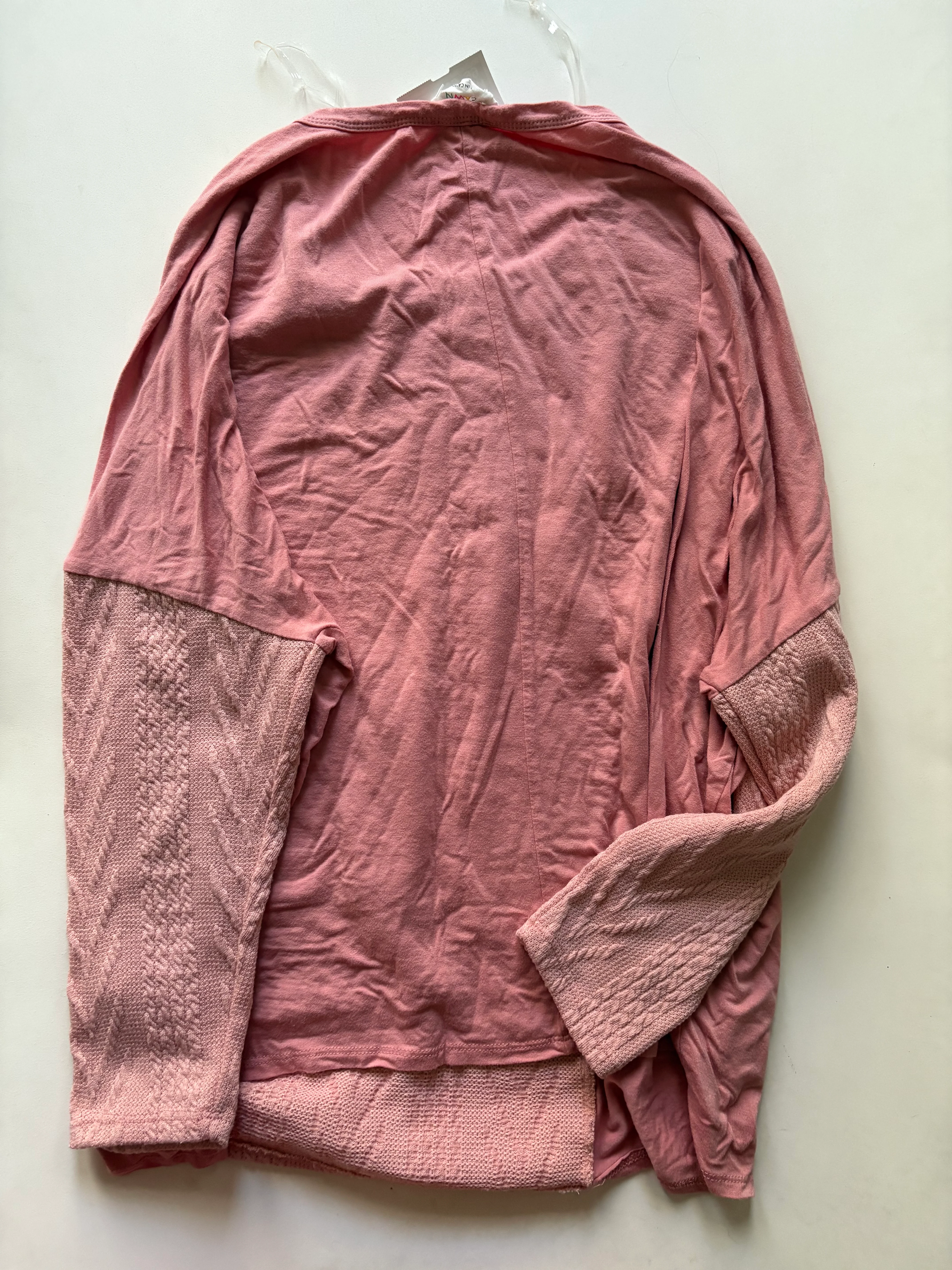 Top Long Sleeve By Fantastic Fawn In Pink, Size: M - Image 2