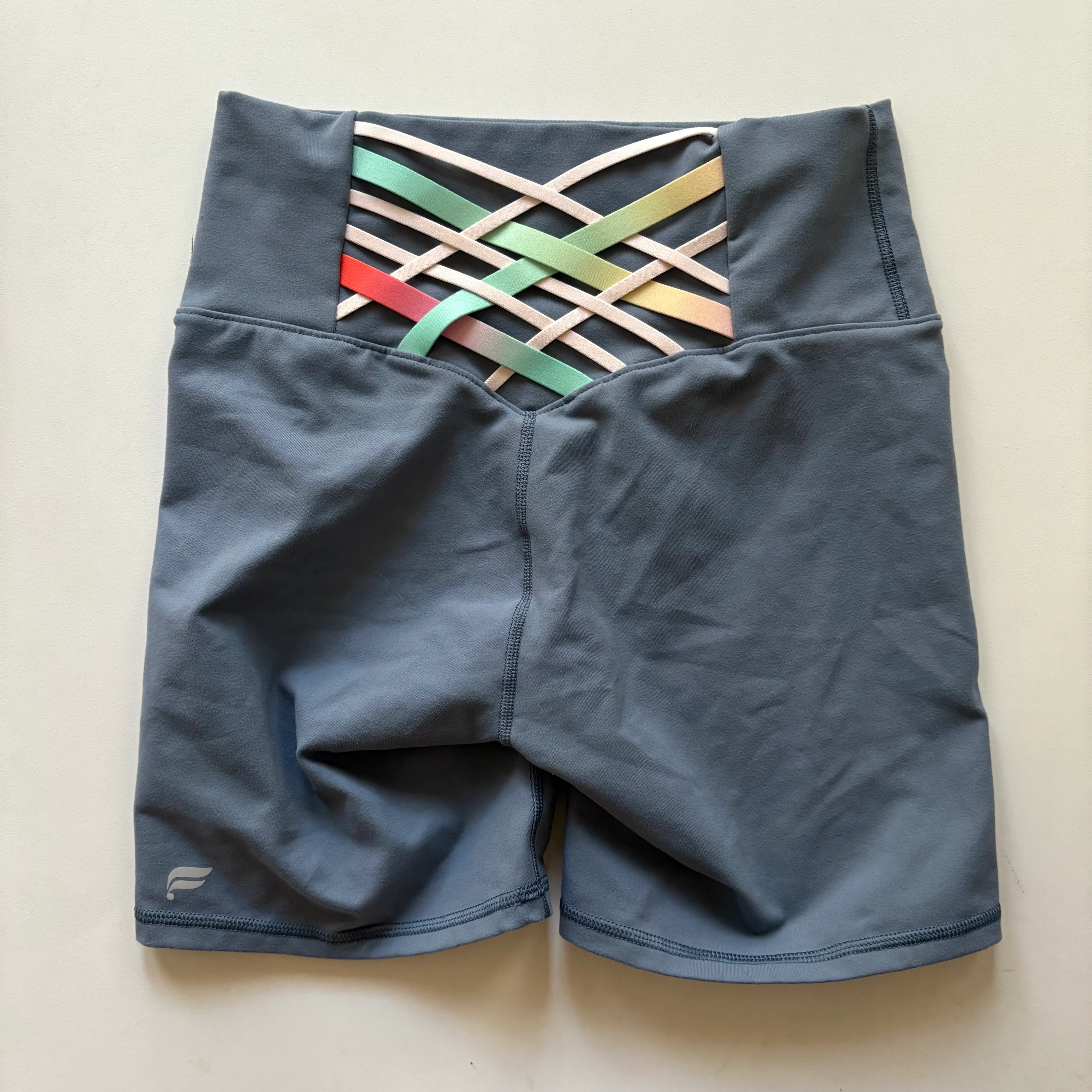 Athletic Shorts By Fabletics In Grey, Size: S - Image 2