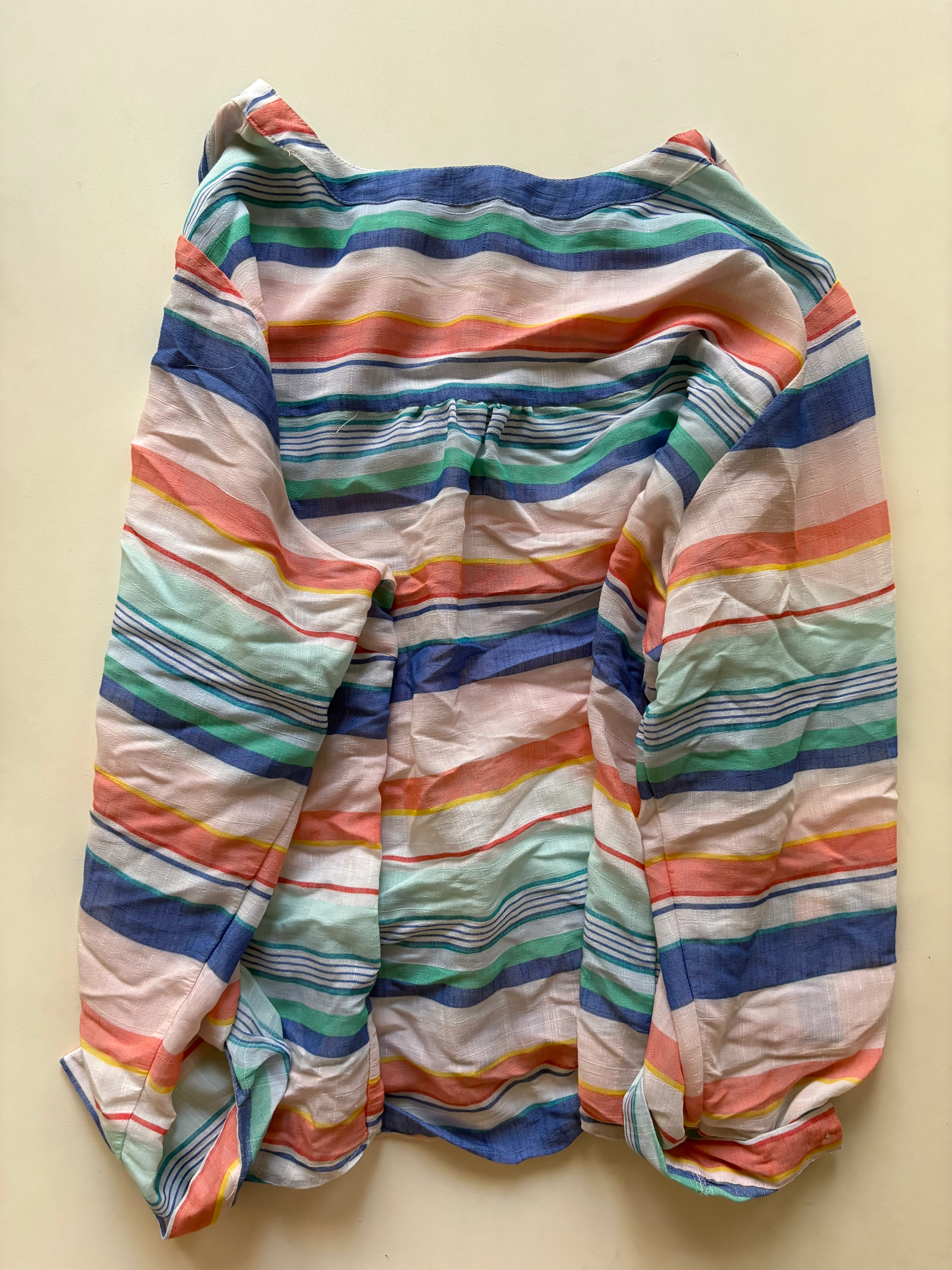 Top Long Sleeve By Zac And Rachel In Striped Pattern, Size: 1x - Image 2