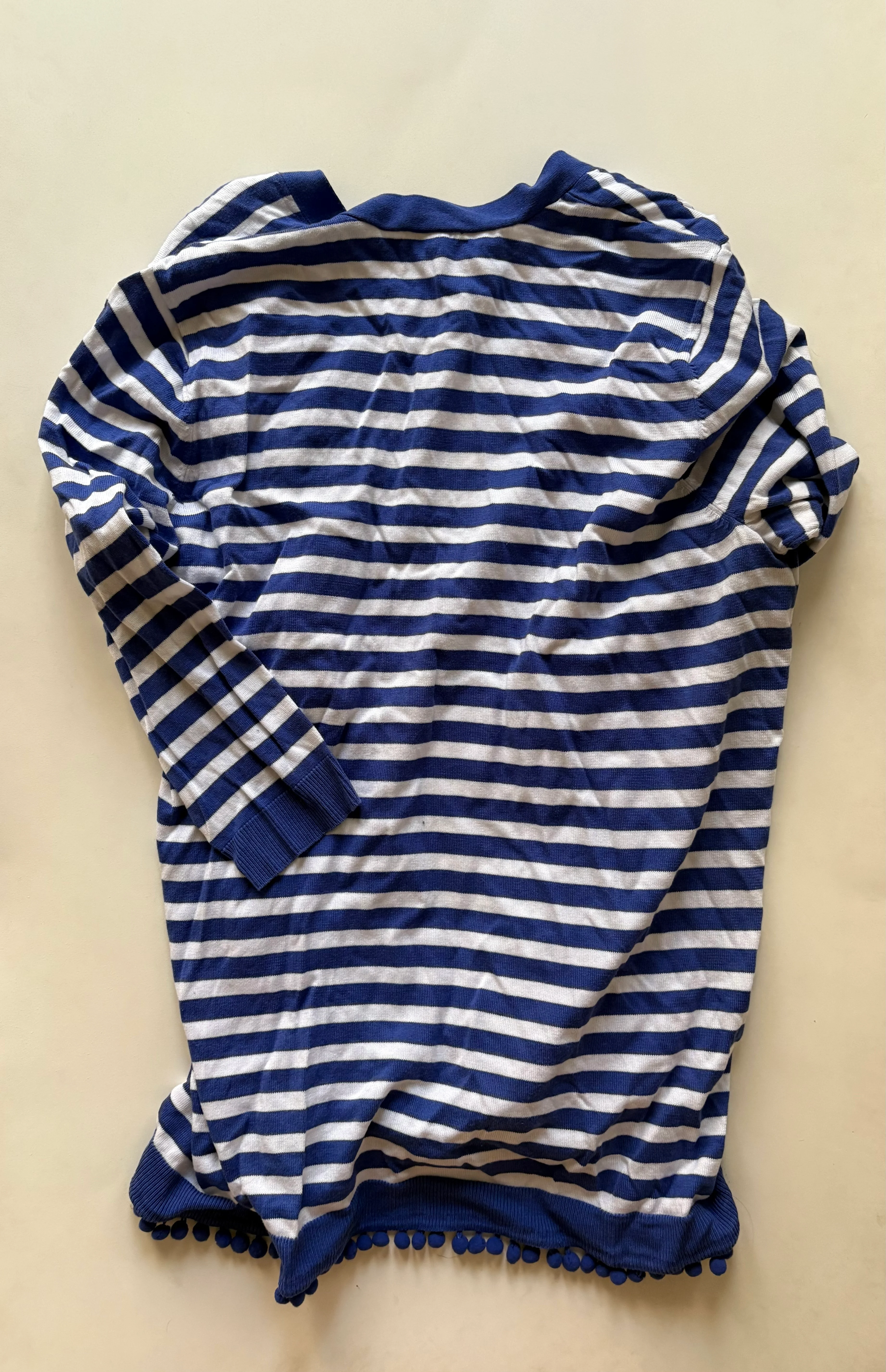 Sweater Cardigan By Talbots In Striped Pattern, Size: 2x - Image 2
