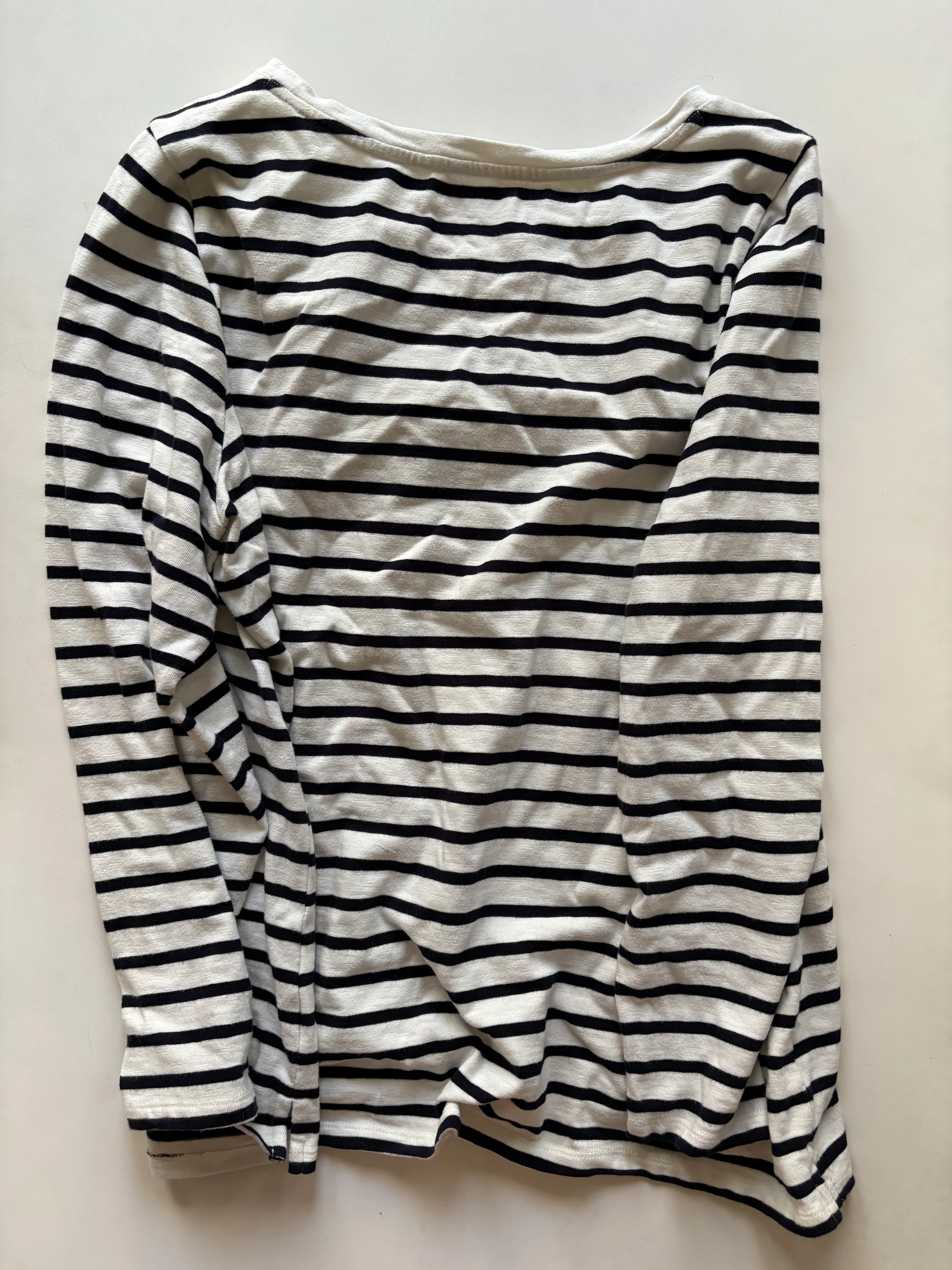 Sweatshirt Crewneck By Talbots In Striped Pattern, Size: 2x - Image 2