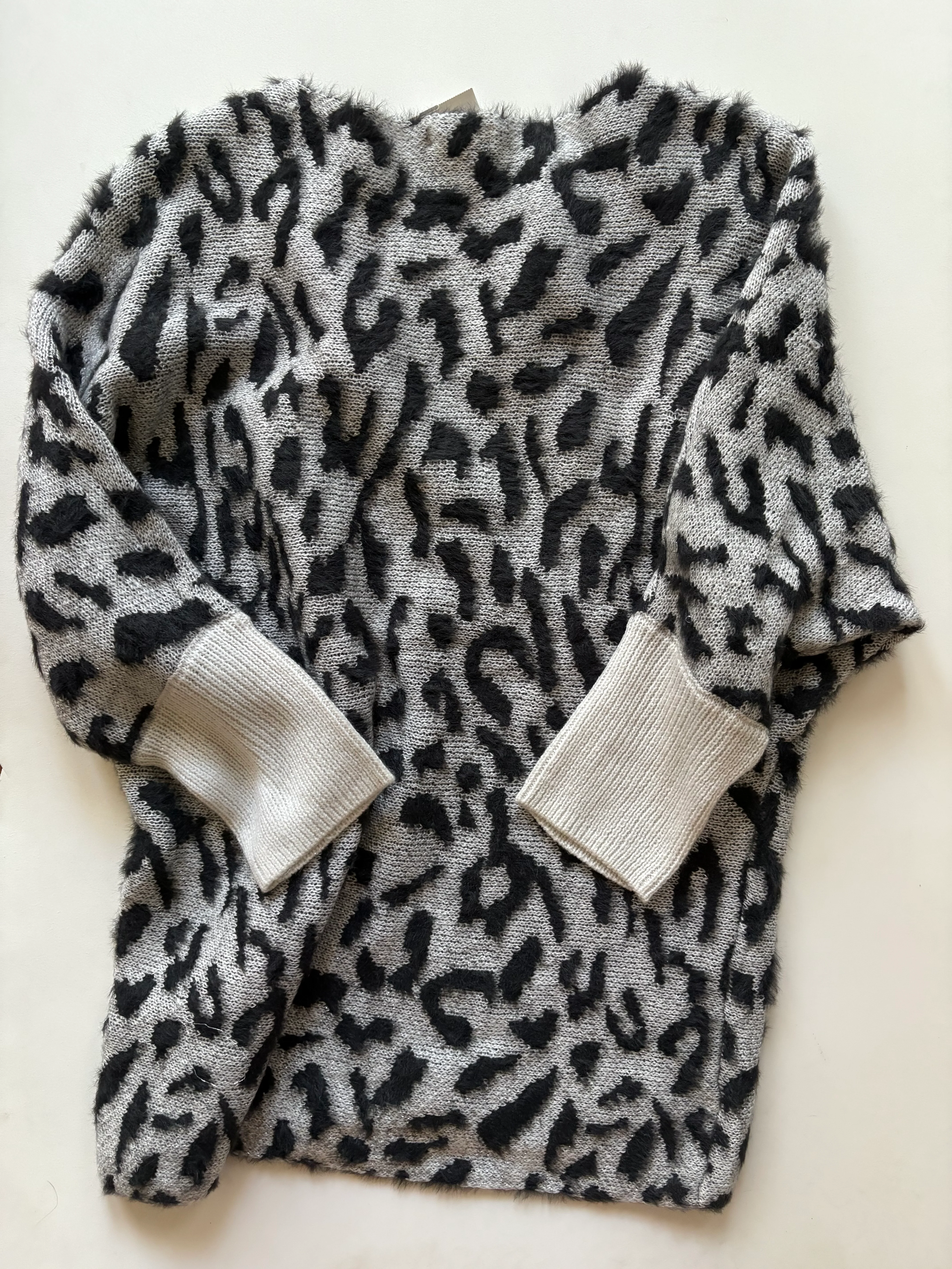 Sweater By Cato In Animal Print, Size: S - Image 2