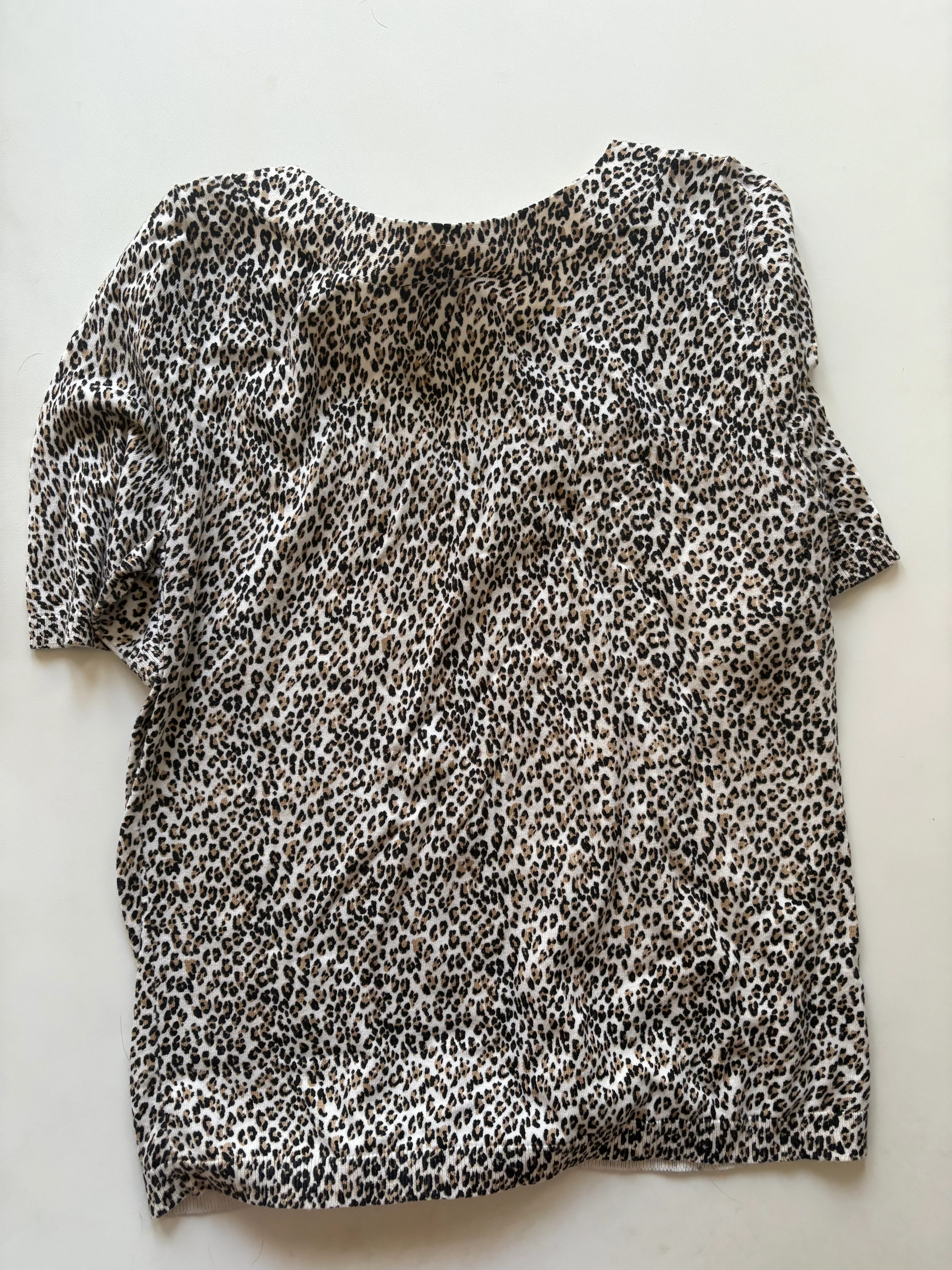 Sweater Short Sleeve By Talbots In Animal Print, Size: M - Image 2