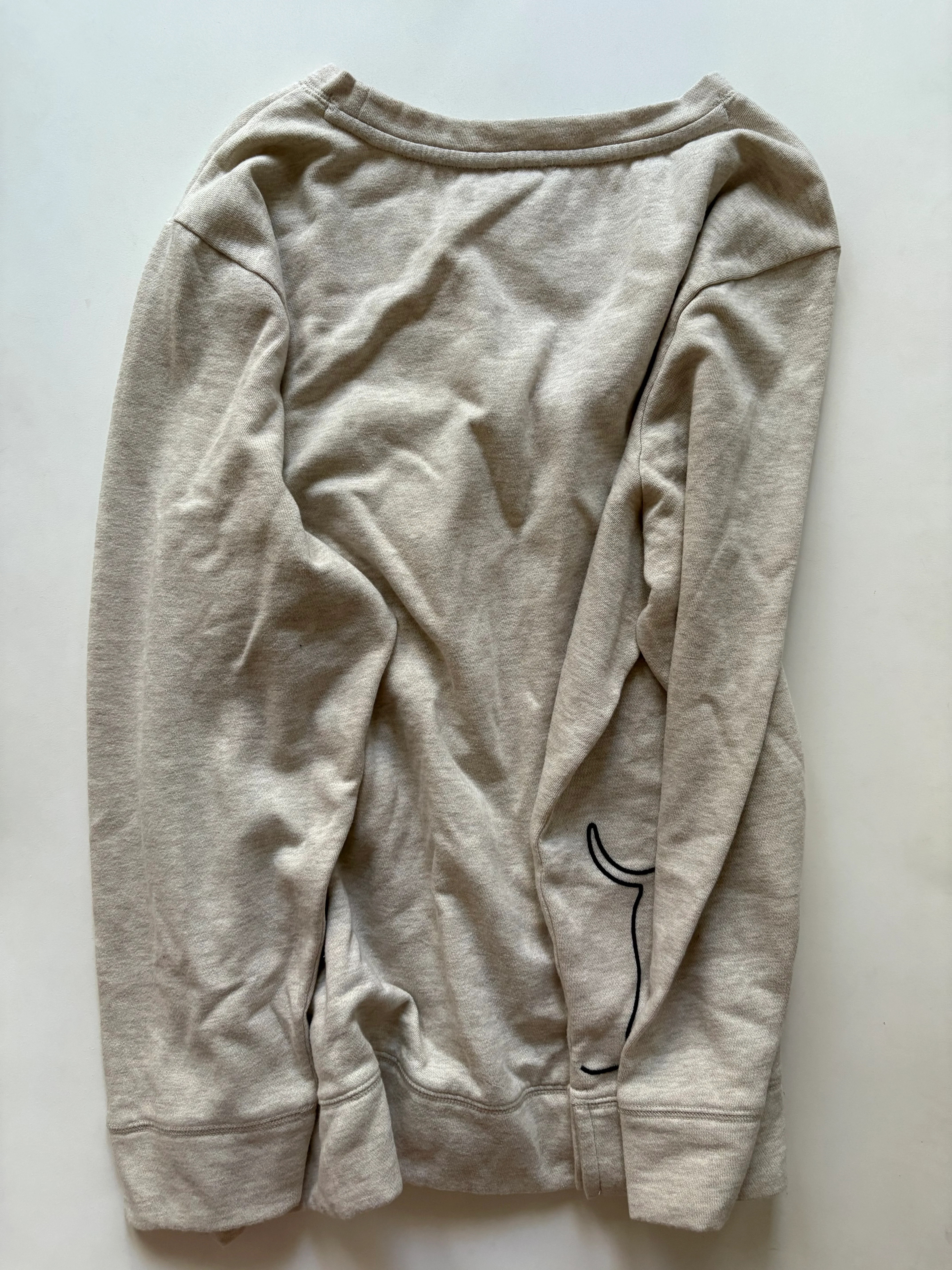 Sweatshirt Crewneck By Talbots In Beige, Size: 2x - Image 2