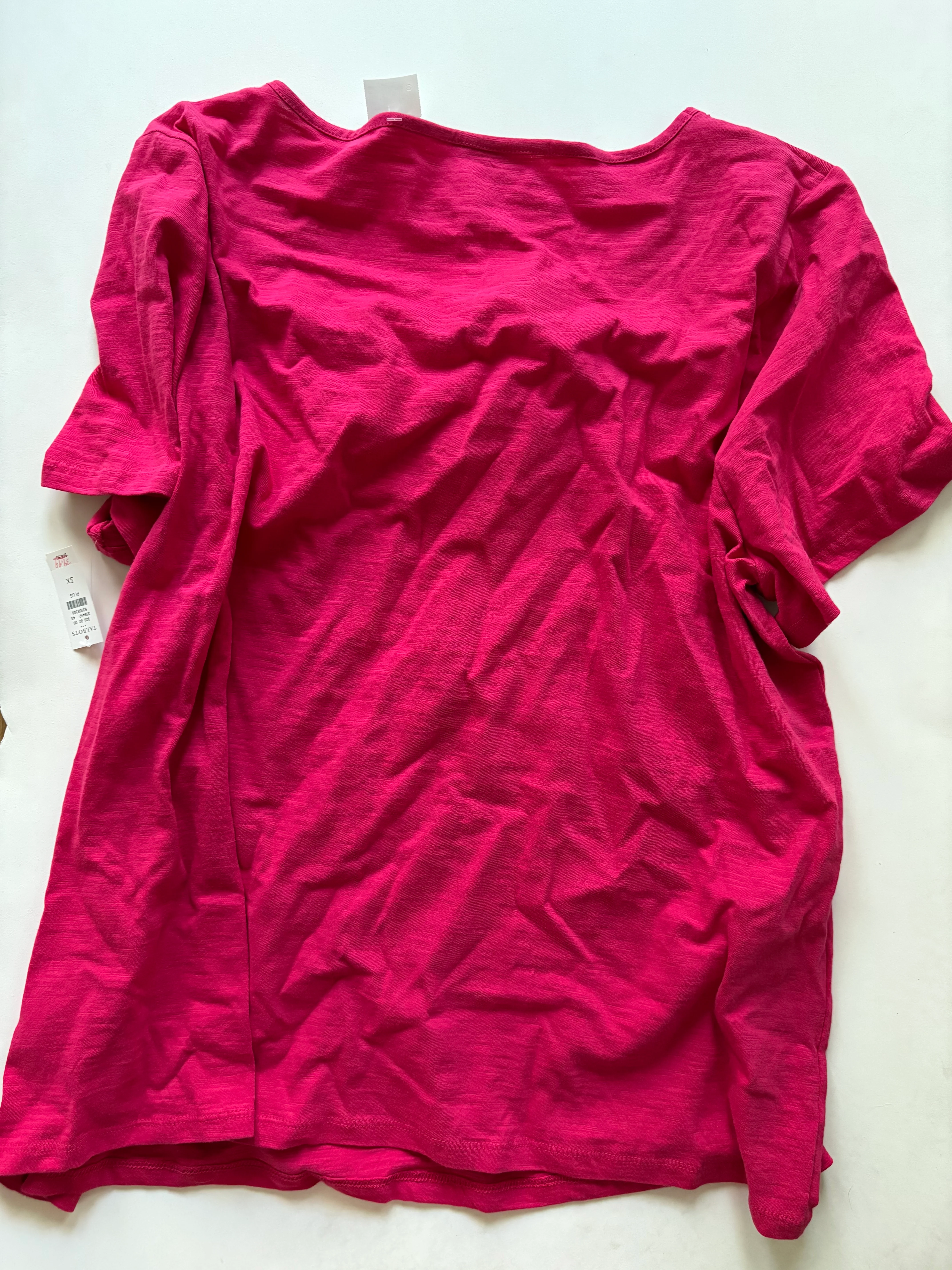 Top Short Sleeve By Talbots In Pink, Size: 3x - Image 2