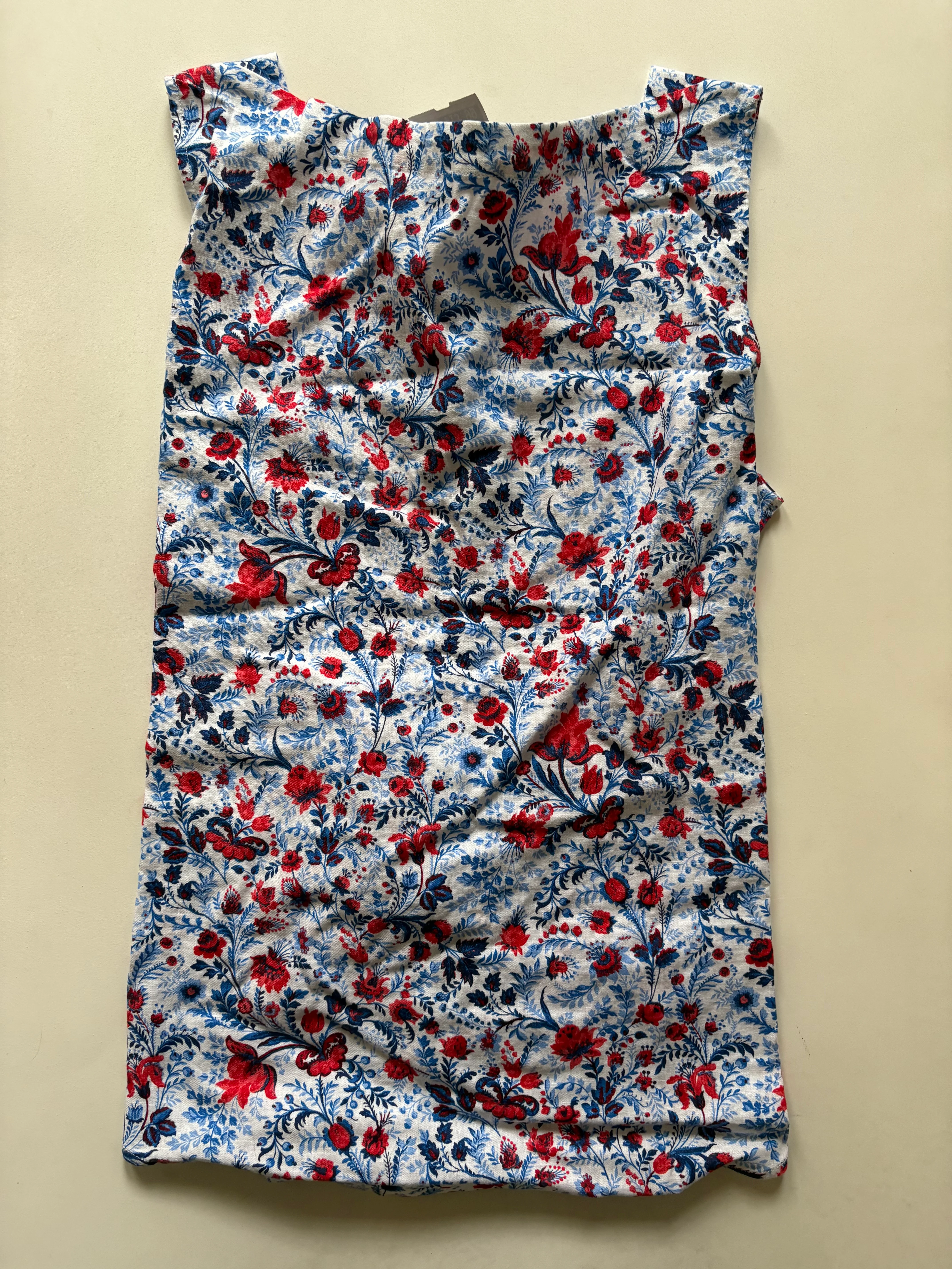 Top Sleeveless By Ann Taylor In Floral Print, Size: L - Image 2