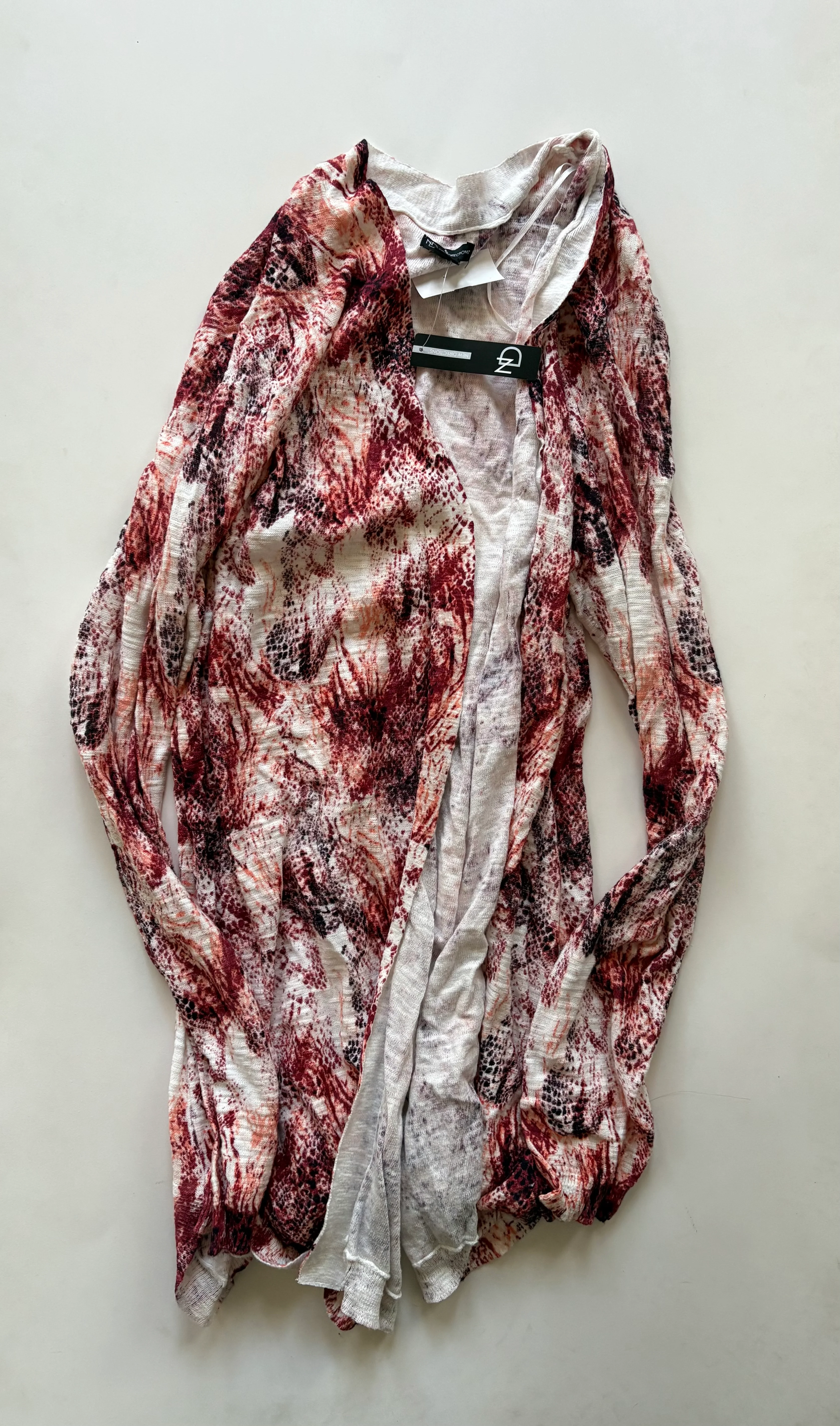 Kimono By New Directions In Animal Print, Size: Xl