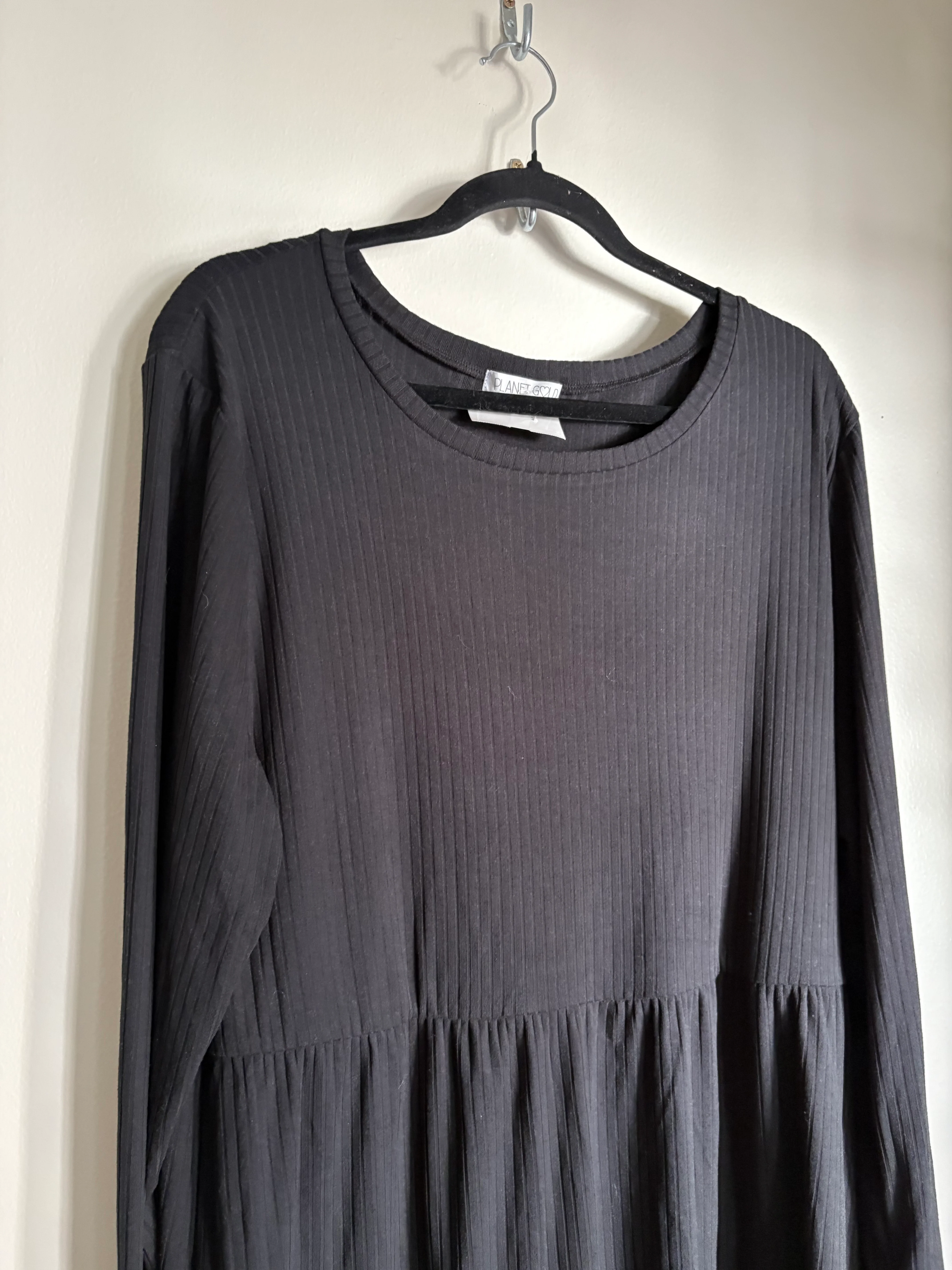 Dress Casual Midi By Planet Gold In Black, Size: 2x - Image 3
