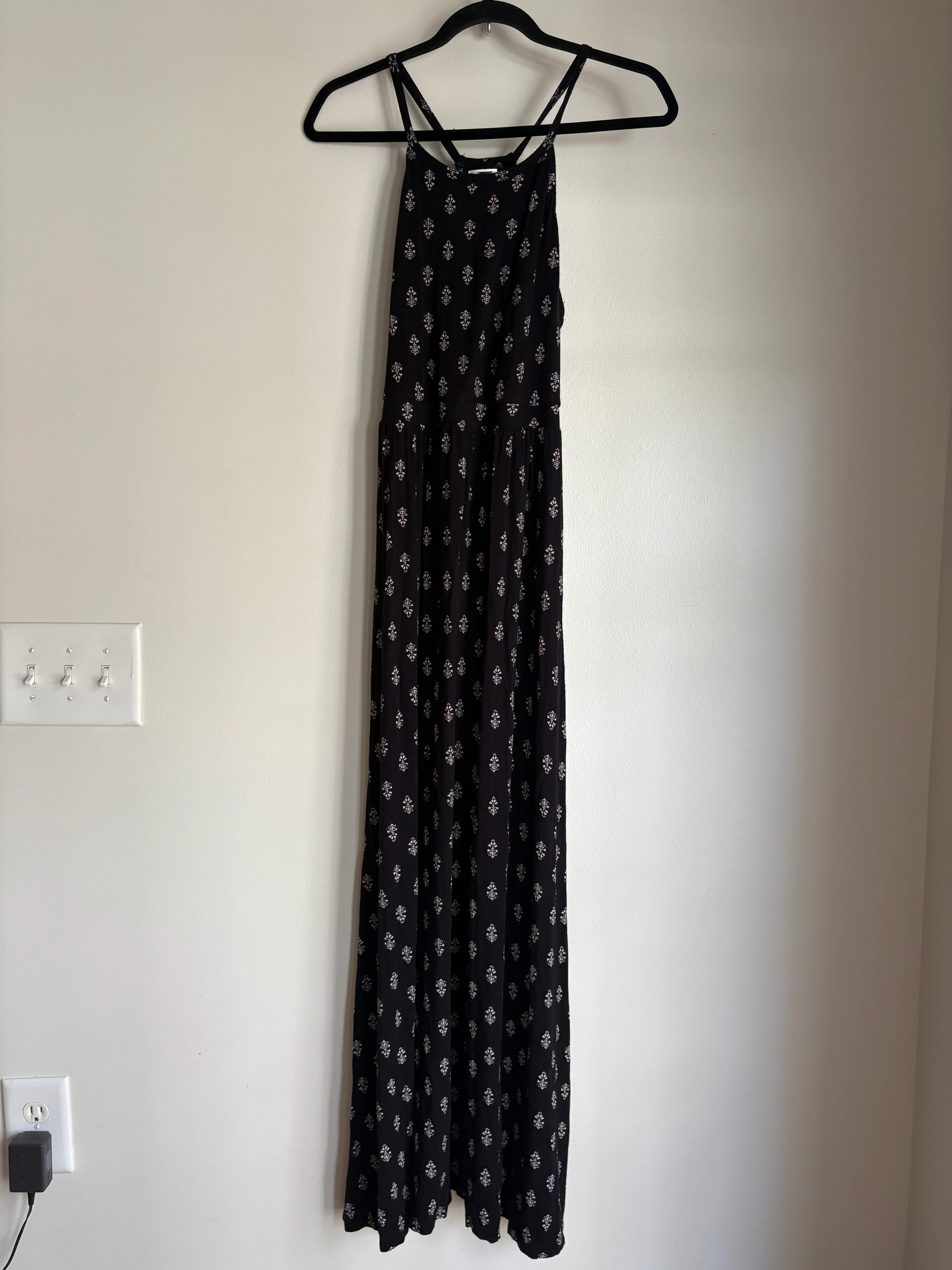 Dress Casual Maxi By Old Navy In Black, Size: Xs