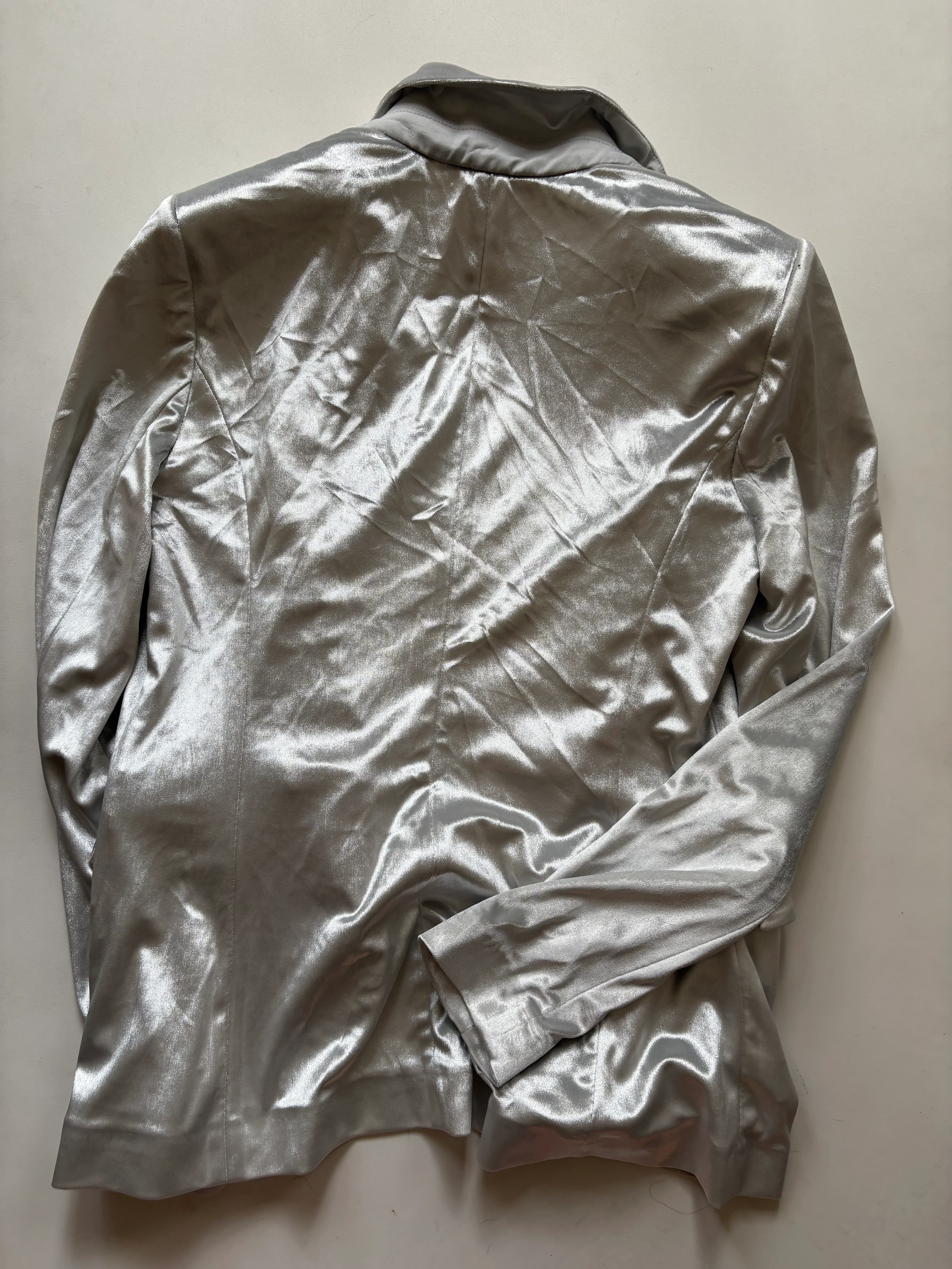 Blazer By White House Black Market In Silver, Size: Xs - Image 2