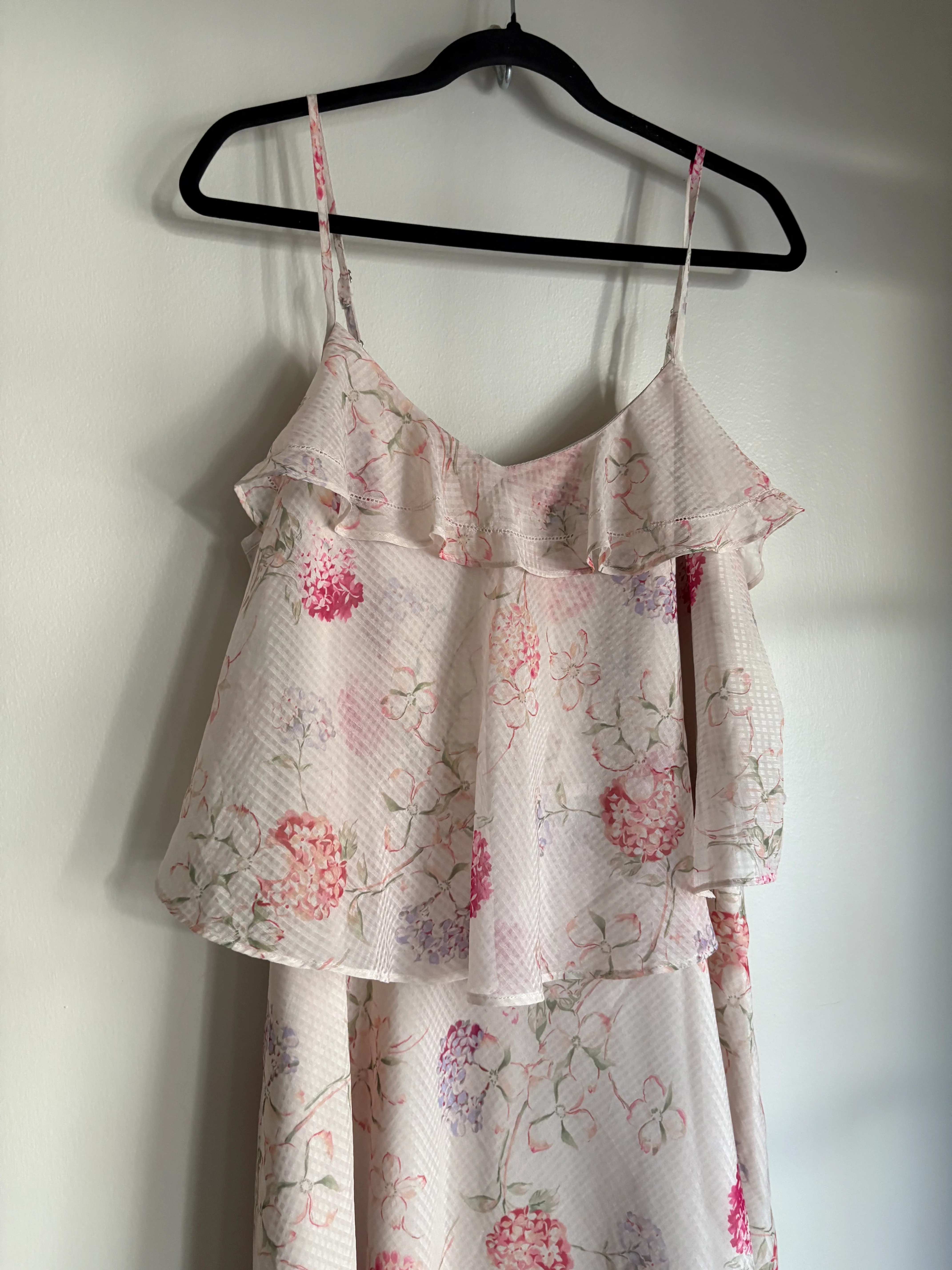 Dress Casual Midi By A New Day In Floral Print, Size: Xl - Image 3