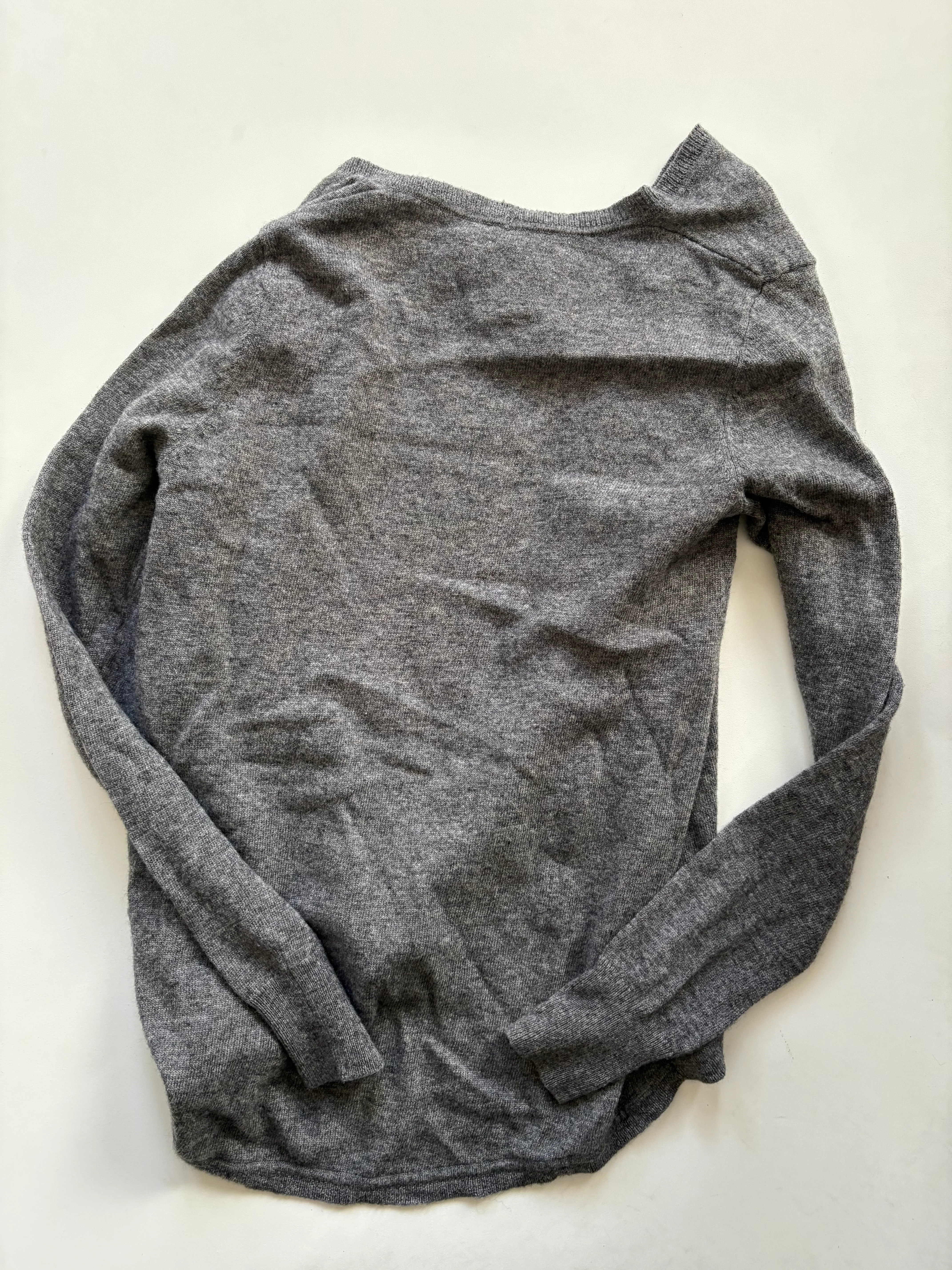 Sweater Cardigan By Ann Taylor In Grey, Size: Xs - Image 2